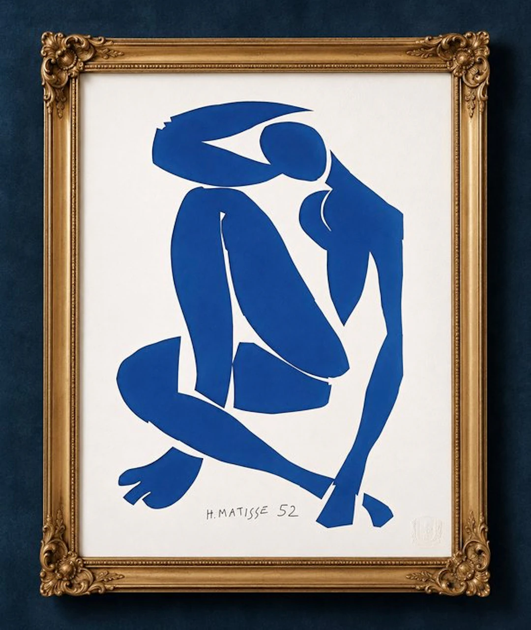 Henri Matisse (1869-1954) (after) - "Nu Bleu IV, 1952"