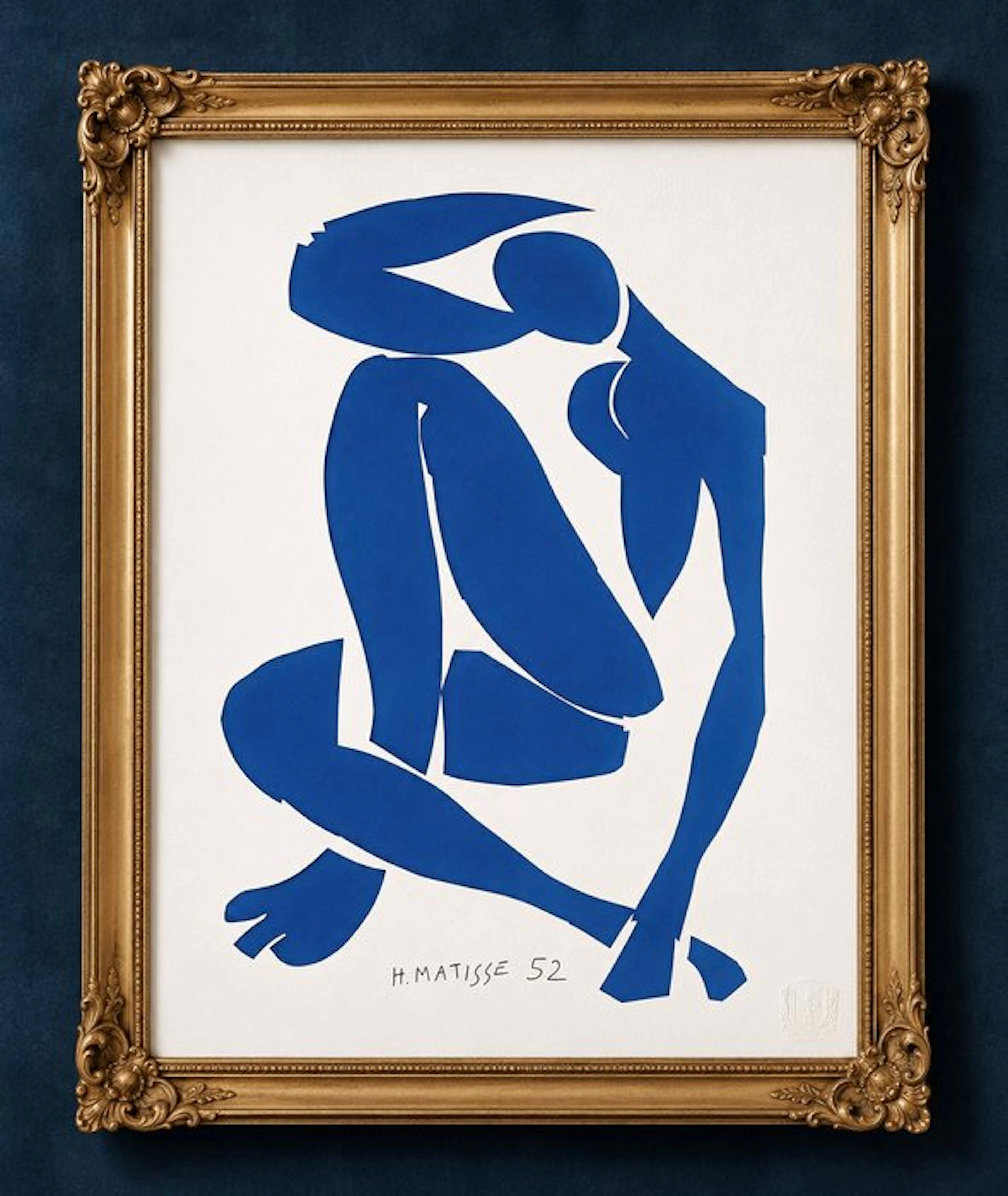 Henri Matisse (1869-1954) (after) - "Nu Bleu IV, 1952"