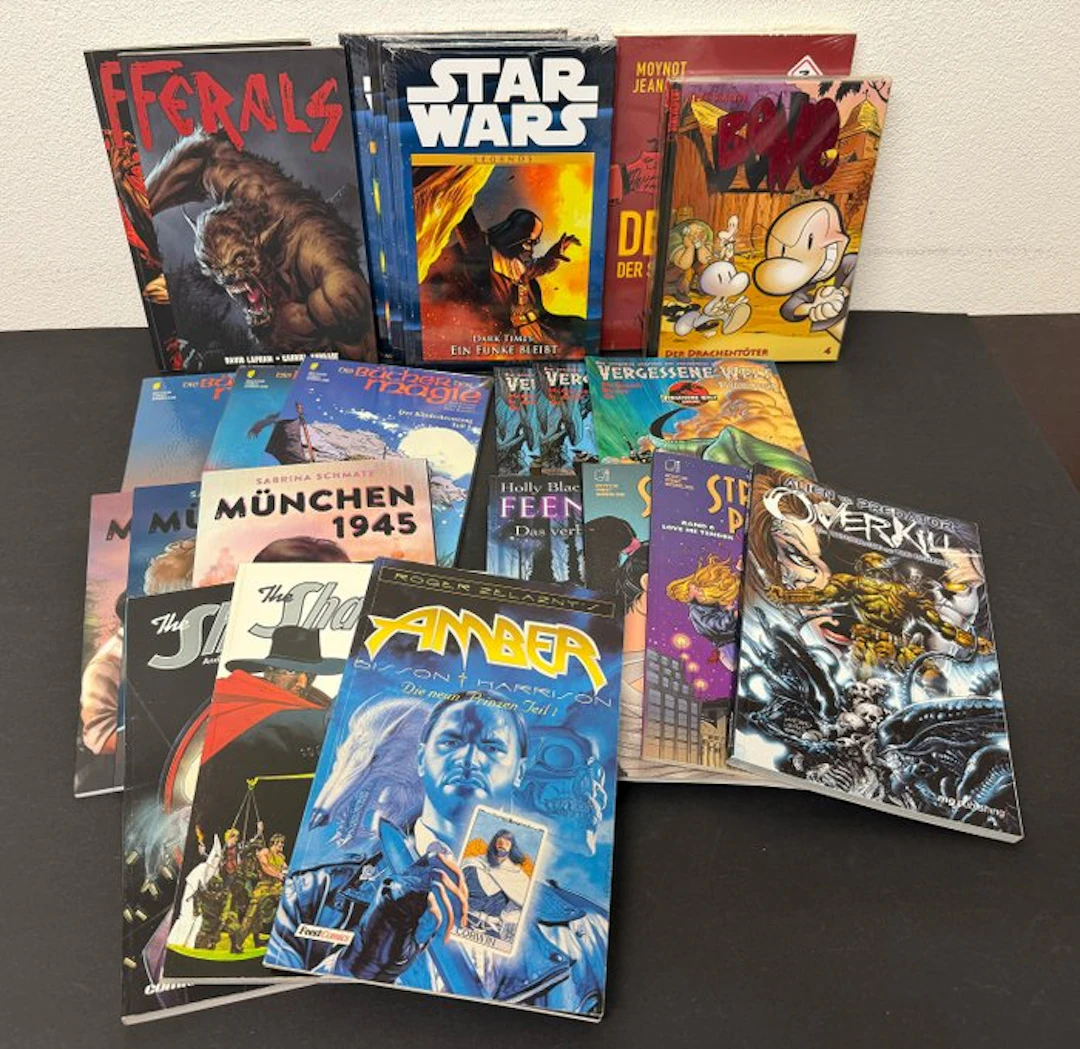 Sammel- und Lesepaket (Br) Comic Mix - German edition - 23 Comic