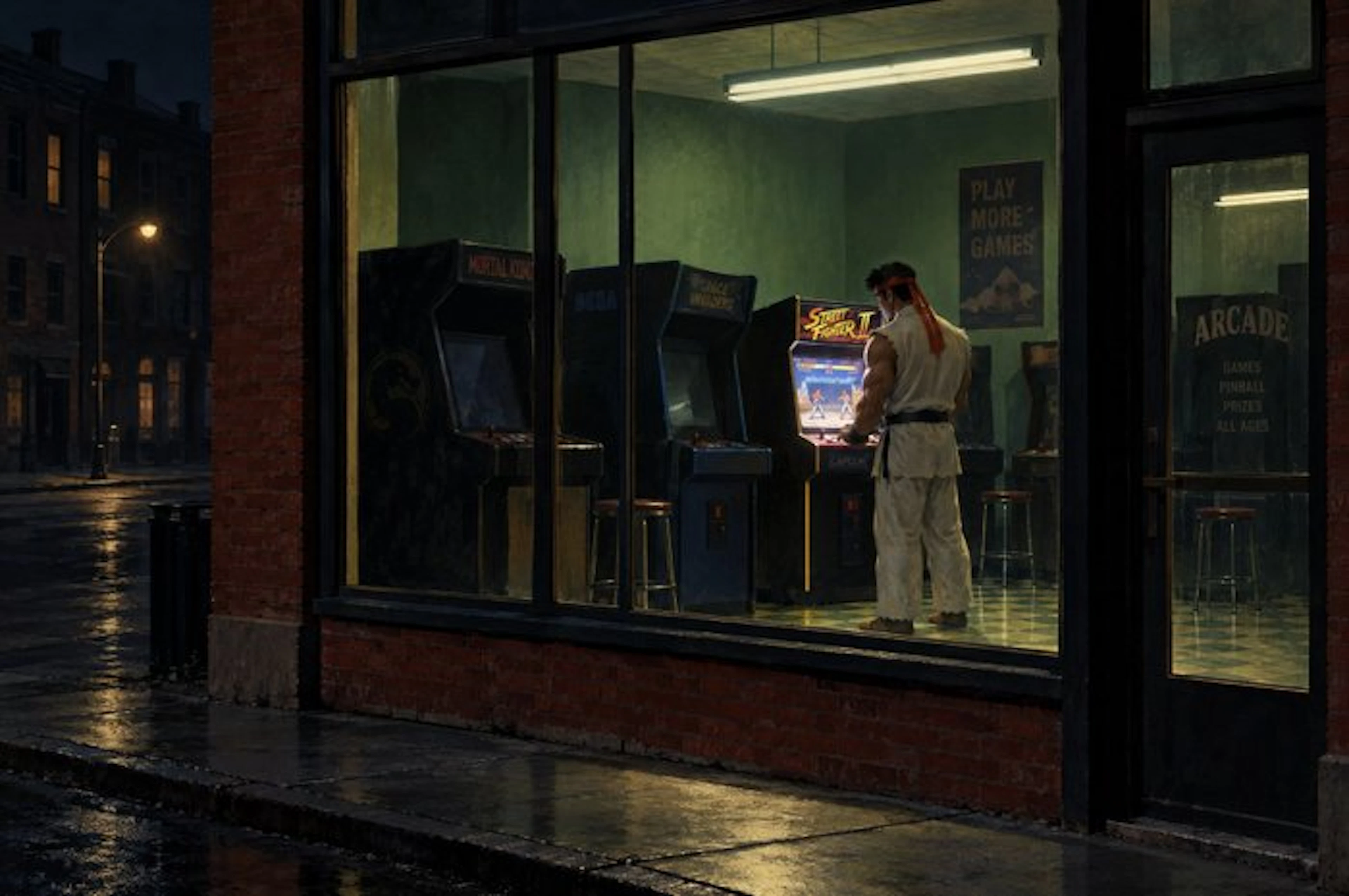 MEDSAN - Ryu at the Arcade (ゲームセンターのリュウ) - UNIQUE WORK