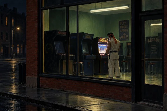 MEDSAN - Ryu at the Arcade (ゲームセンターのリュウ) - UNIQUE WORK