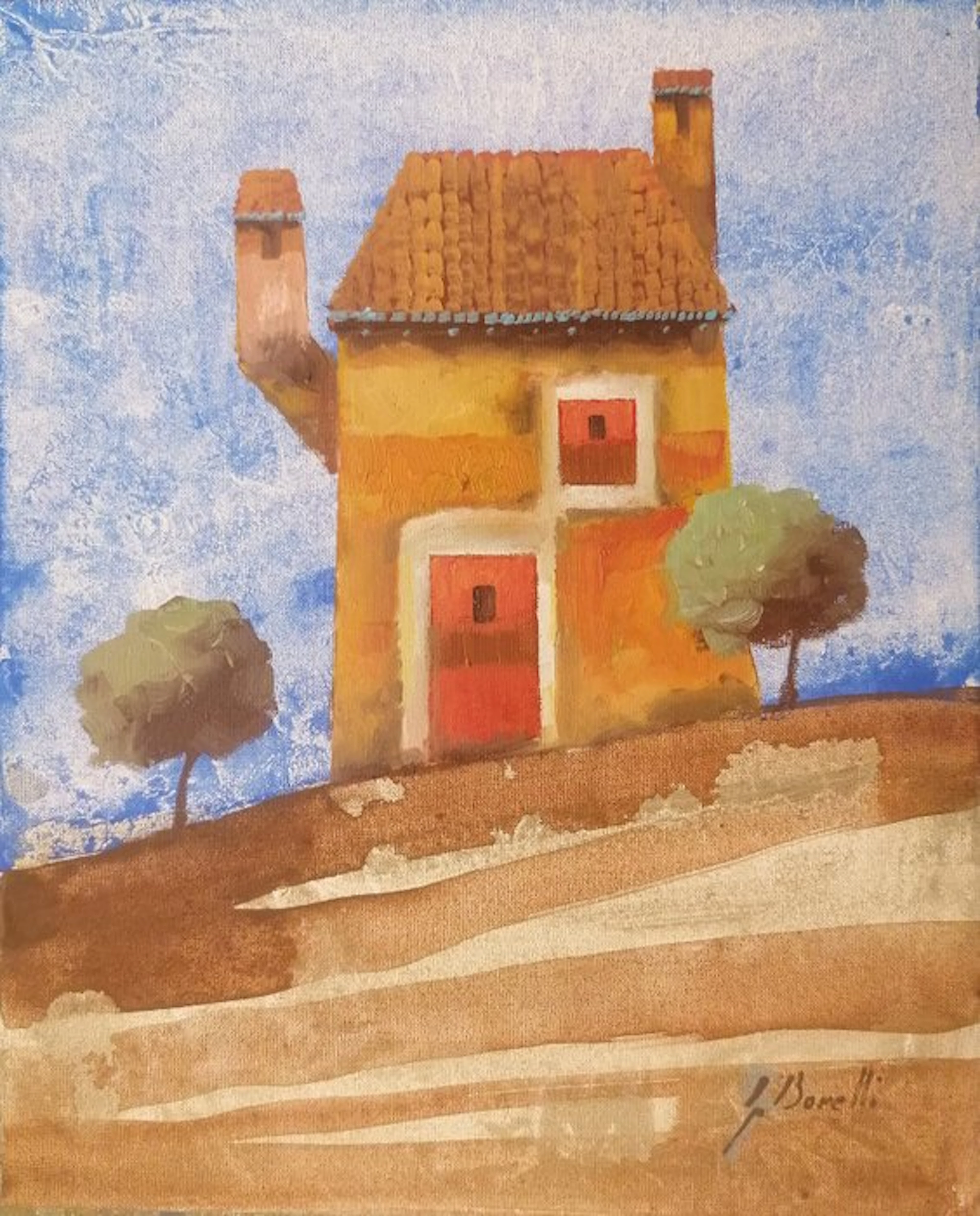 Guido Borelli - due camini
