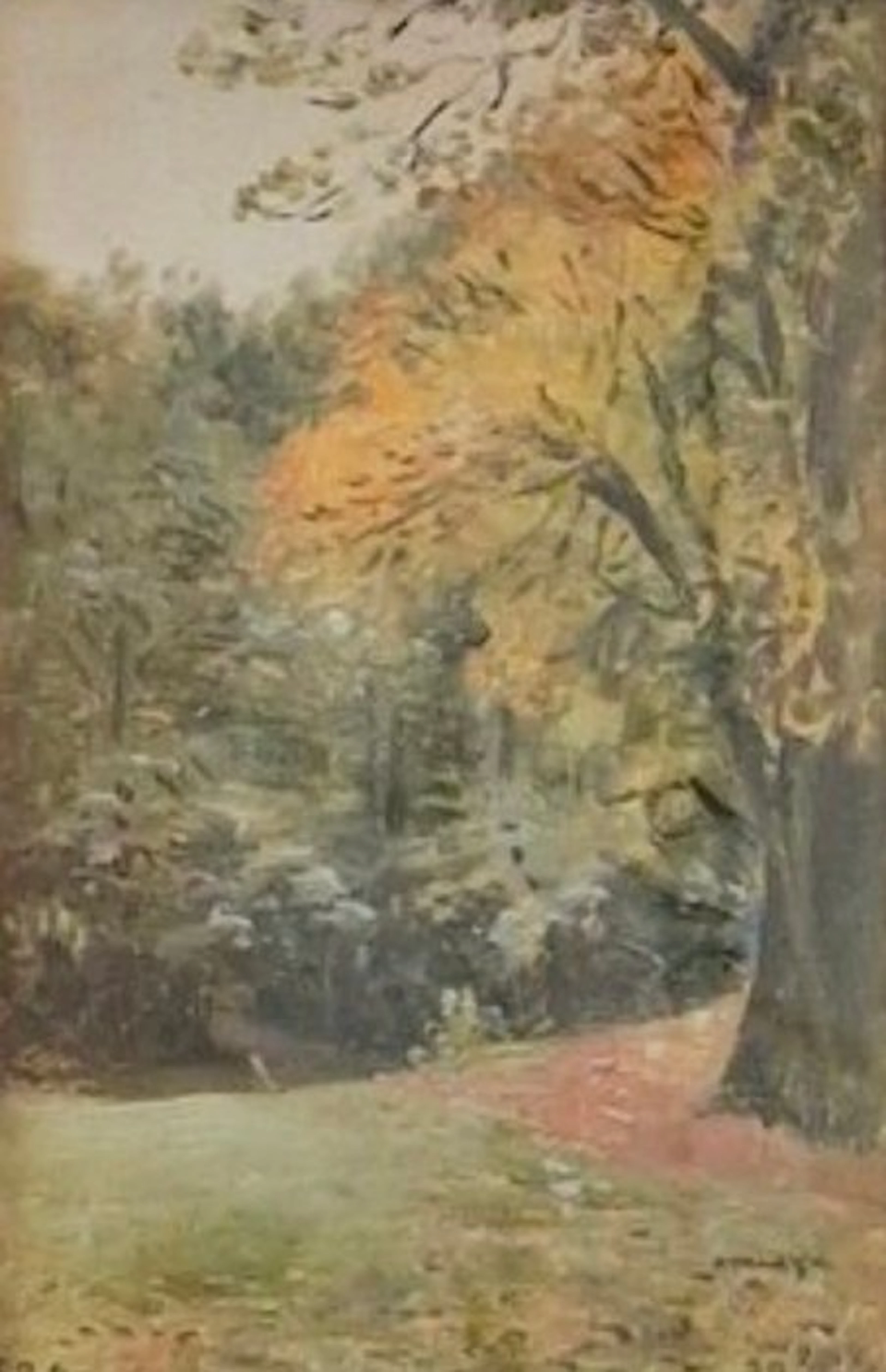 Enrique Atalaya (1851-1914) - Paysage en forêt