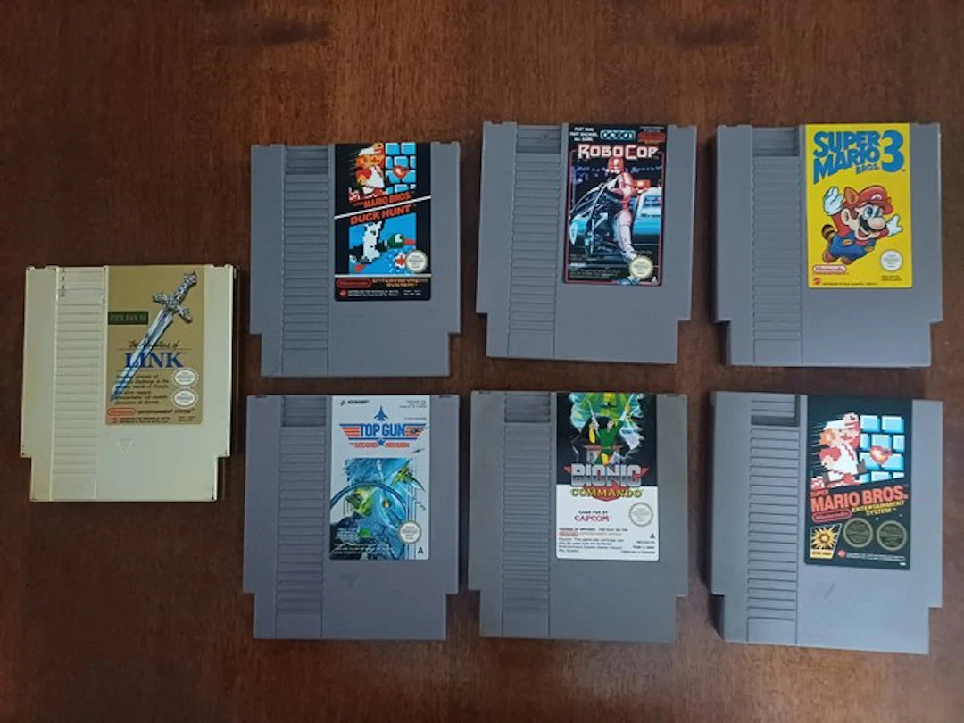 Nintendo - Nes - Lotto di 8 giochi NES: The Adventure of...