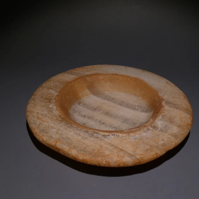 Ancient Egyptian Alabaster Vessel Plate Dish