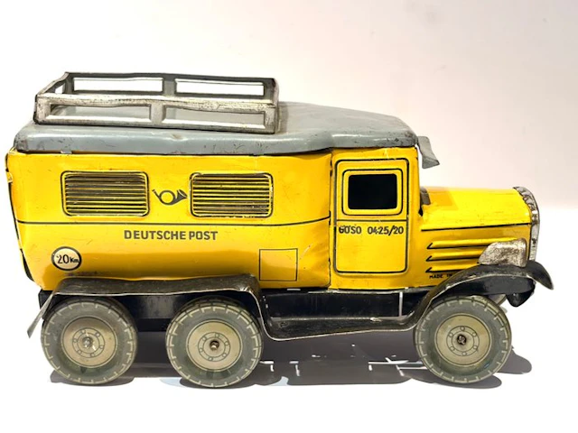 GOSO - Tin toy car - Deutsche Bundespost Uhrwerkantrieb - 1940-1950 - Germany