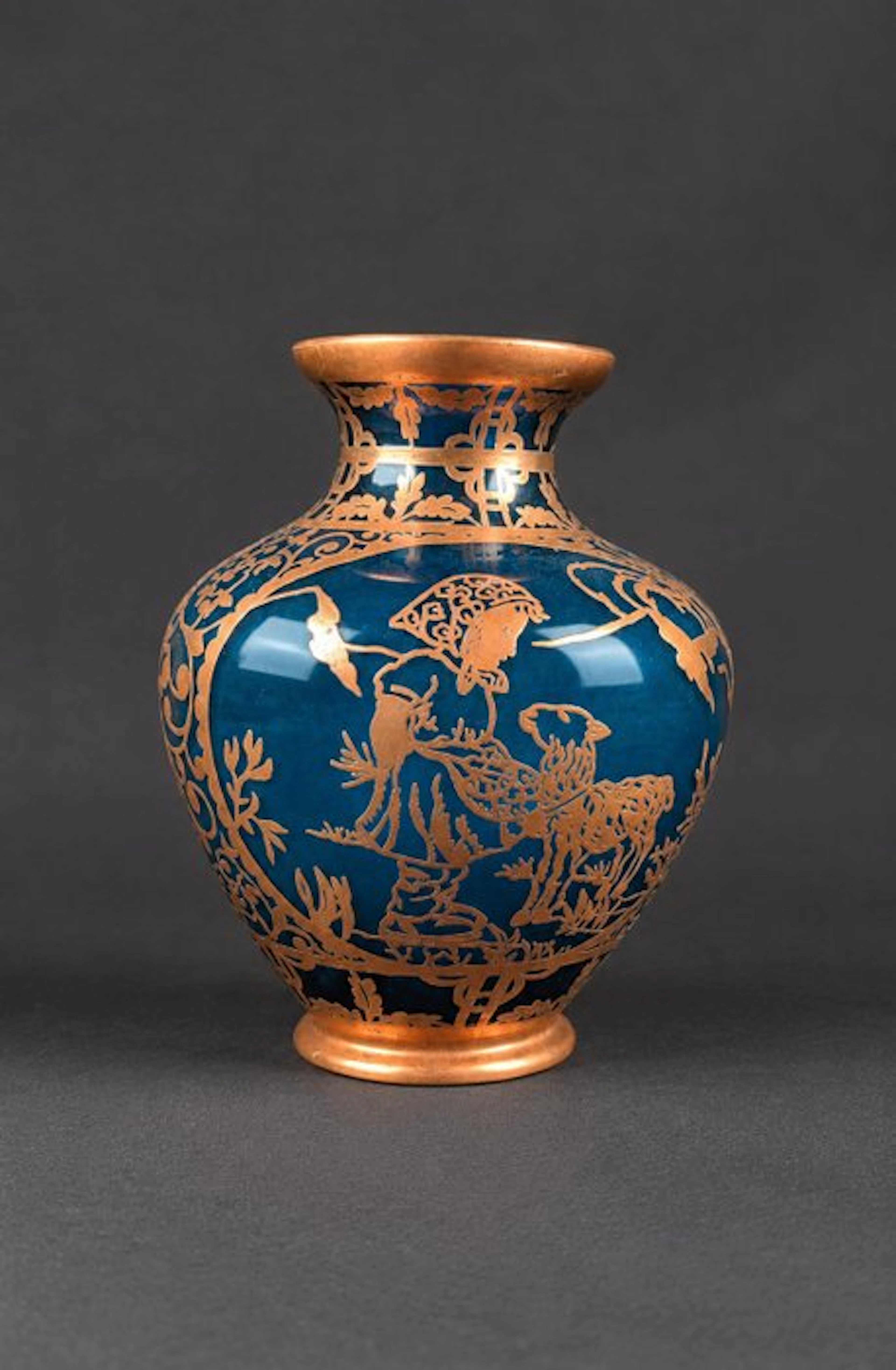 Murano - Vase - Glass, Silver - Art Deco