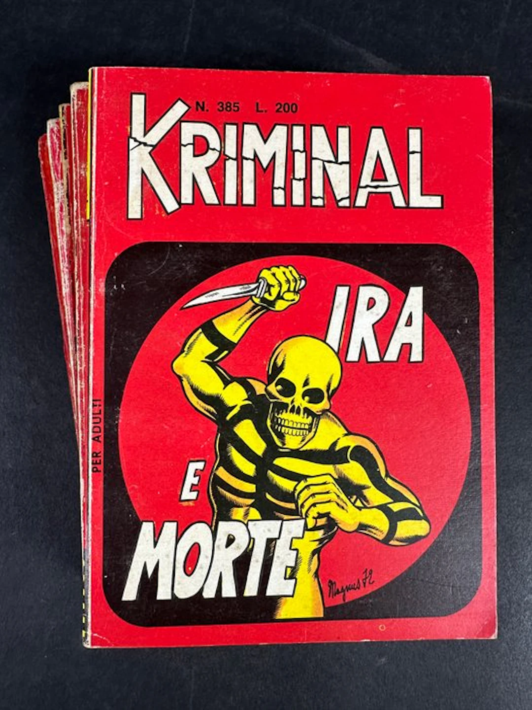 Kriminal nn. 385/389 - 5 Comic - First edition - 1972