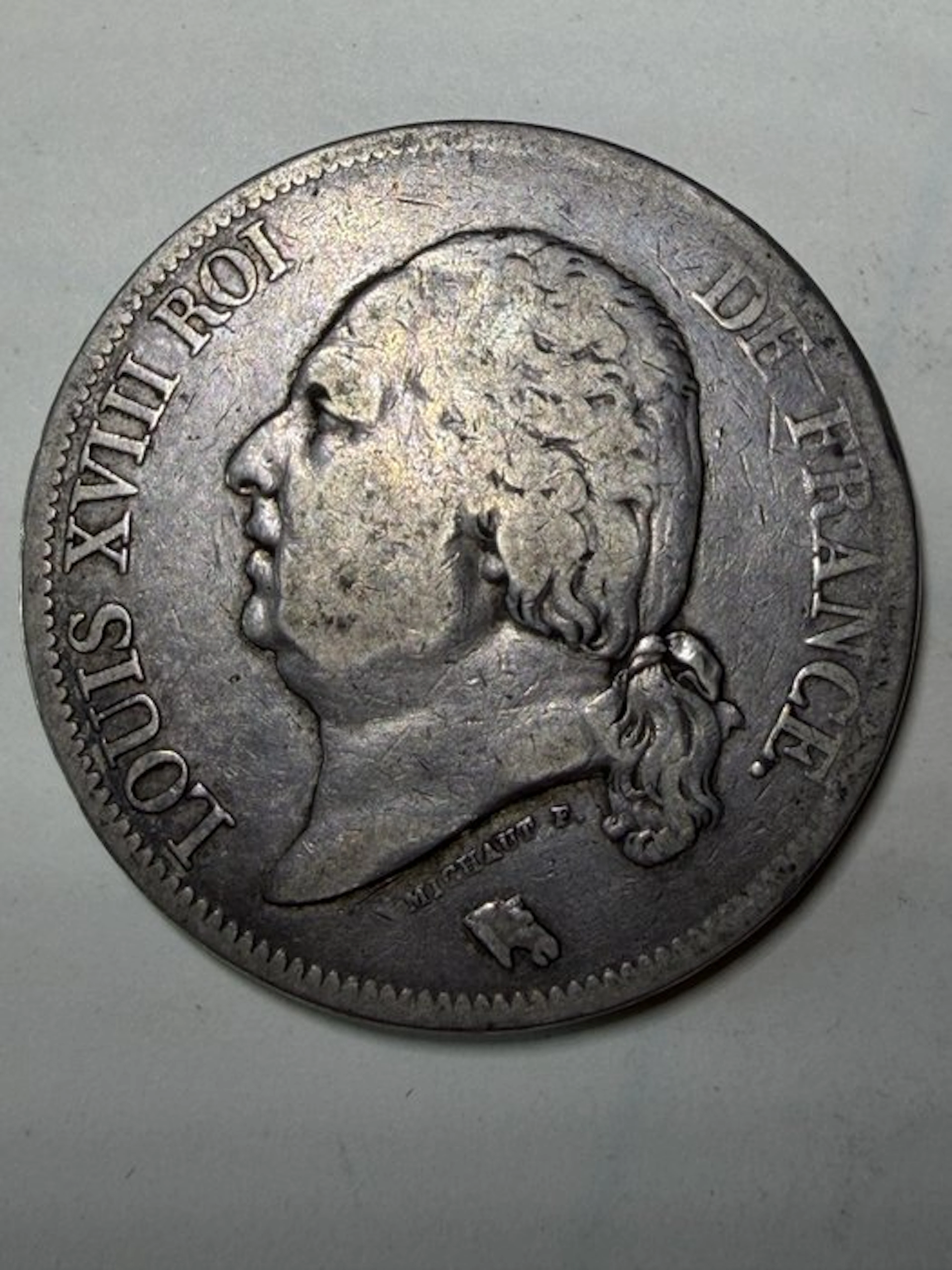 France. Louis XVIII. 5 Francs 1817-B, Rouen (No reserve price)