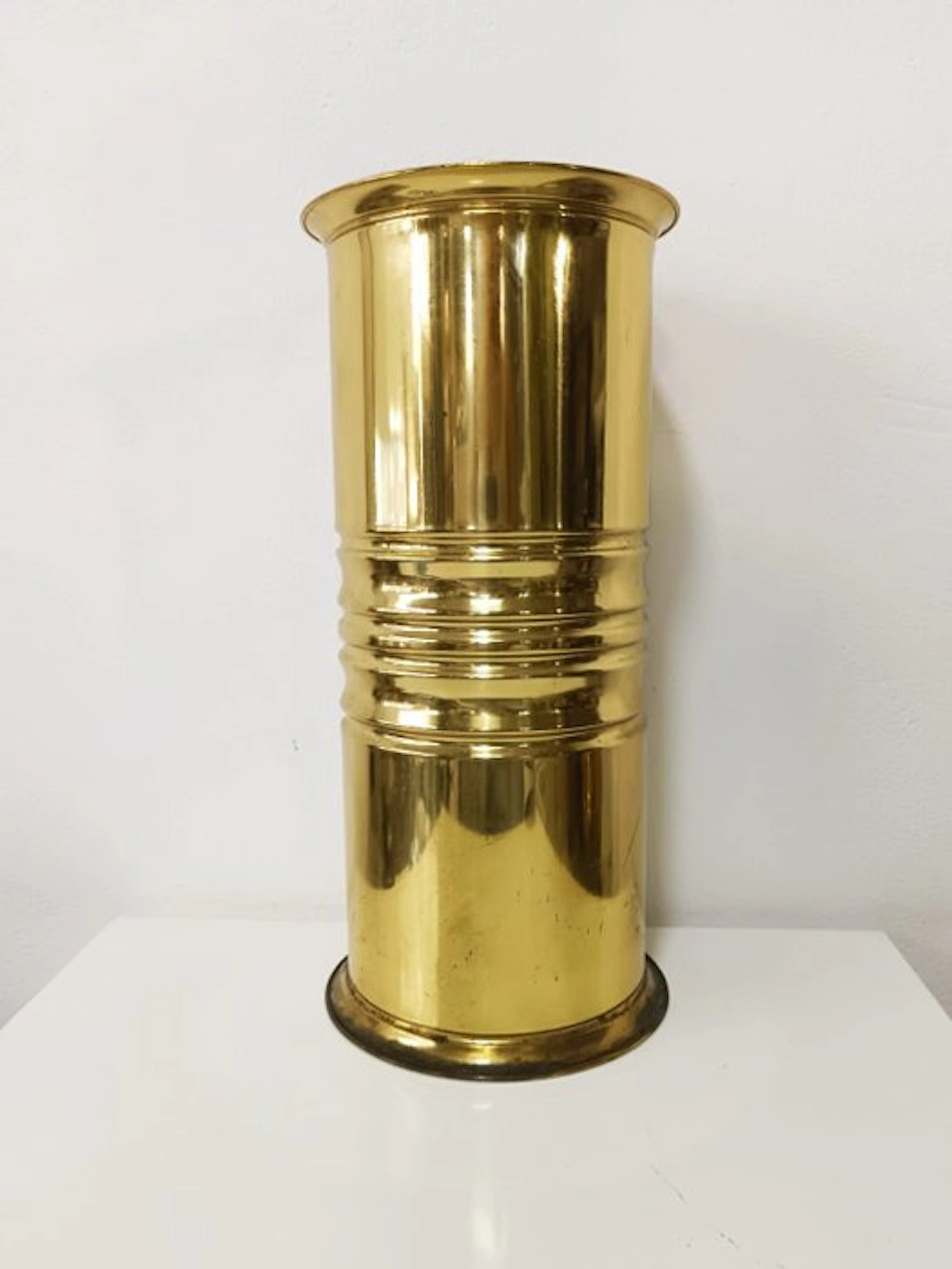 Umbrella stand/rack - brass umbrella stand - Gilt brass