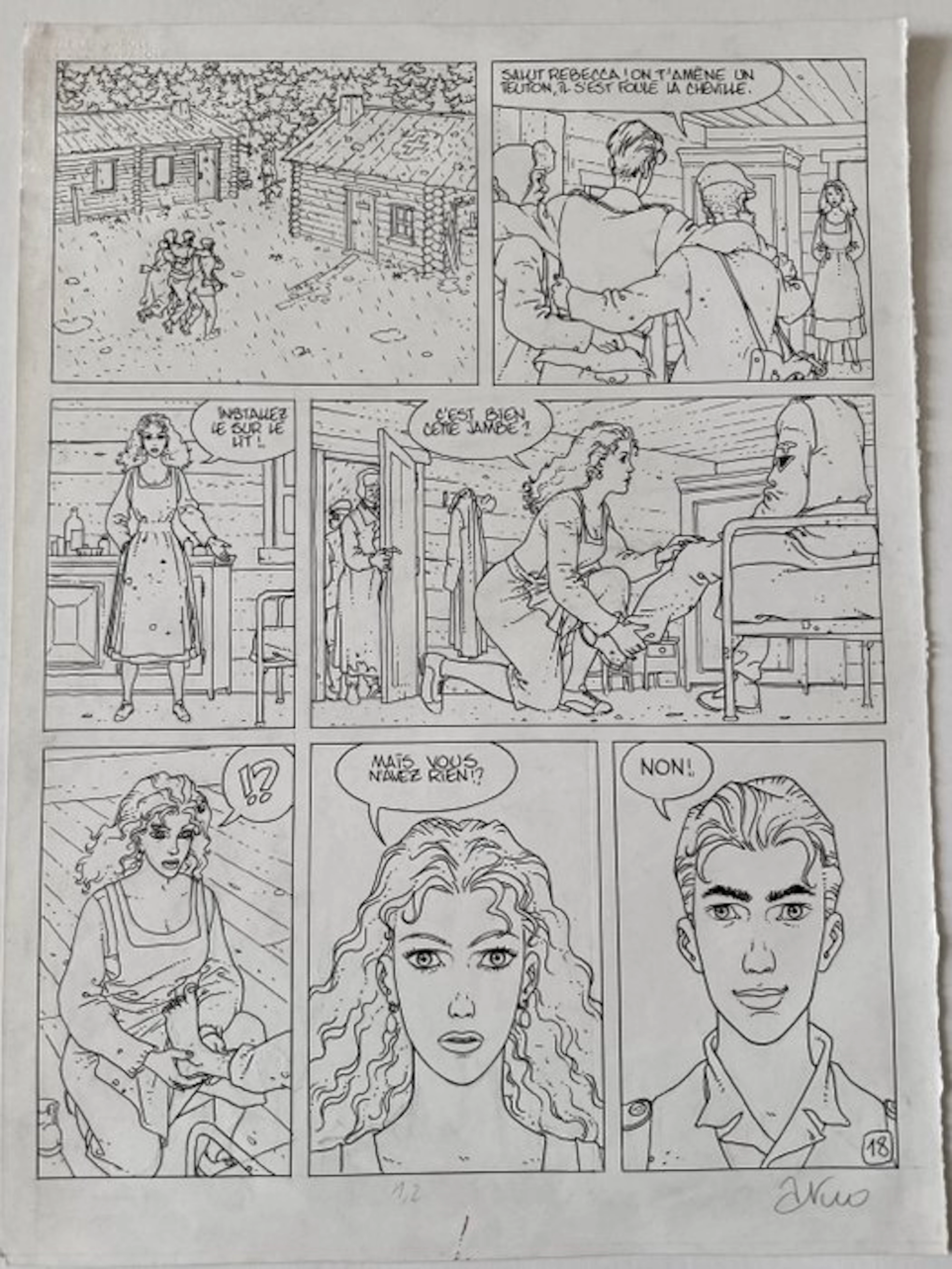 Arno - 1 Original page - Anton Six - 1987