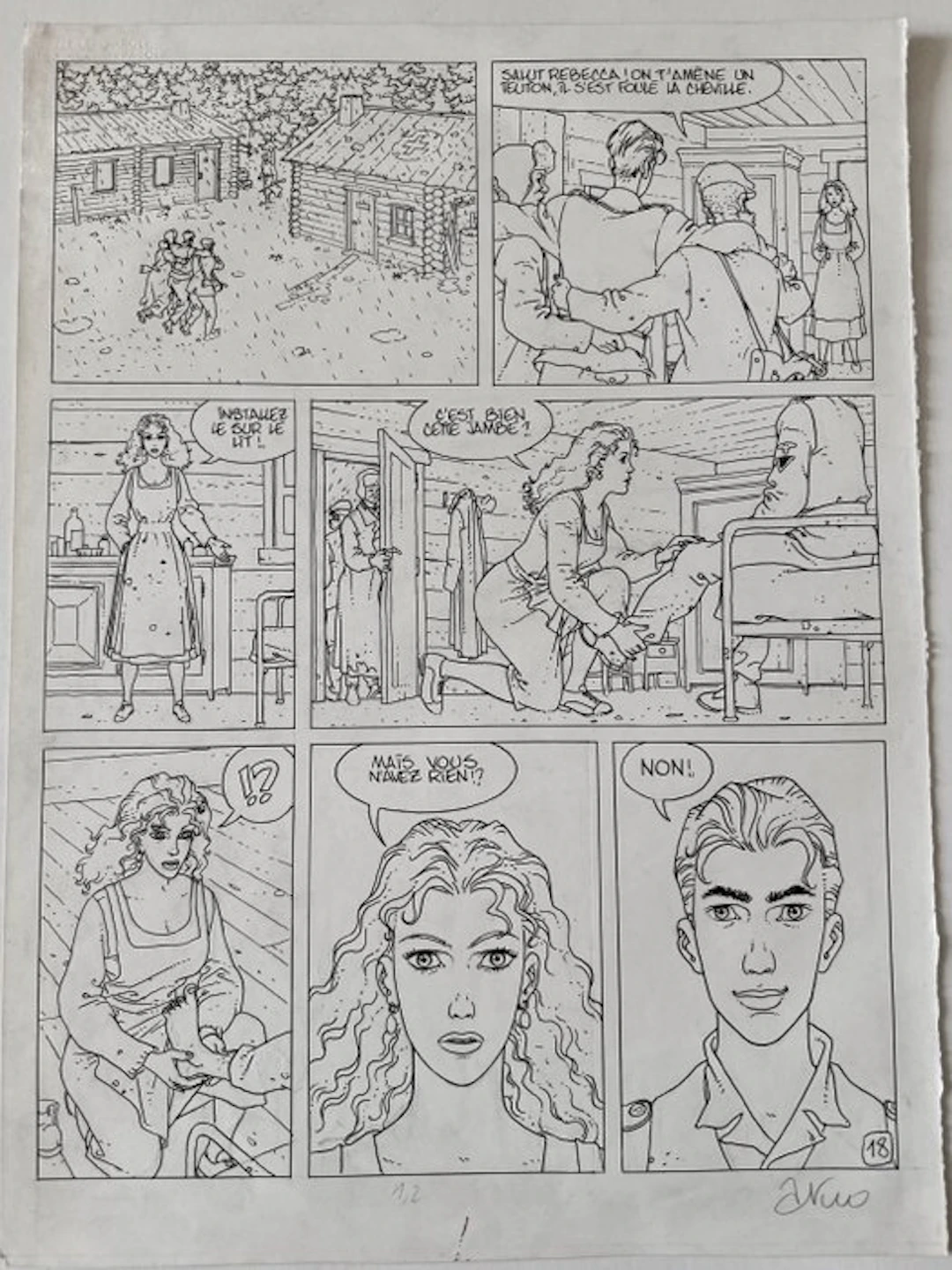 Arno - 1 Original page - Anton Six - 1987