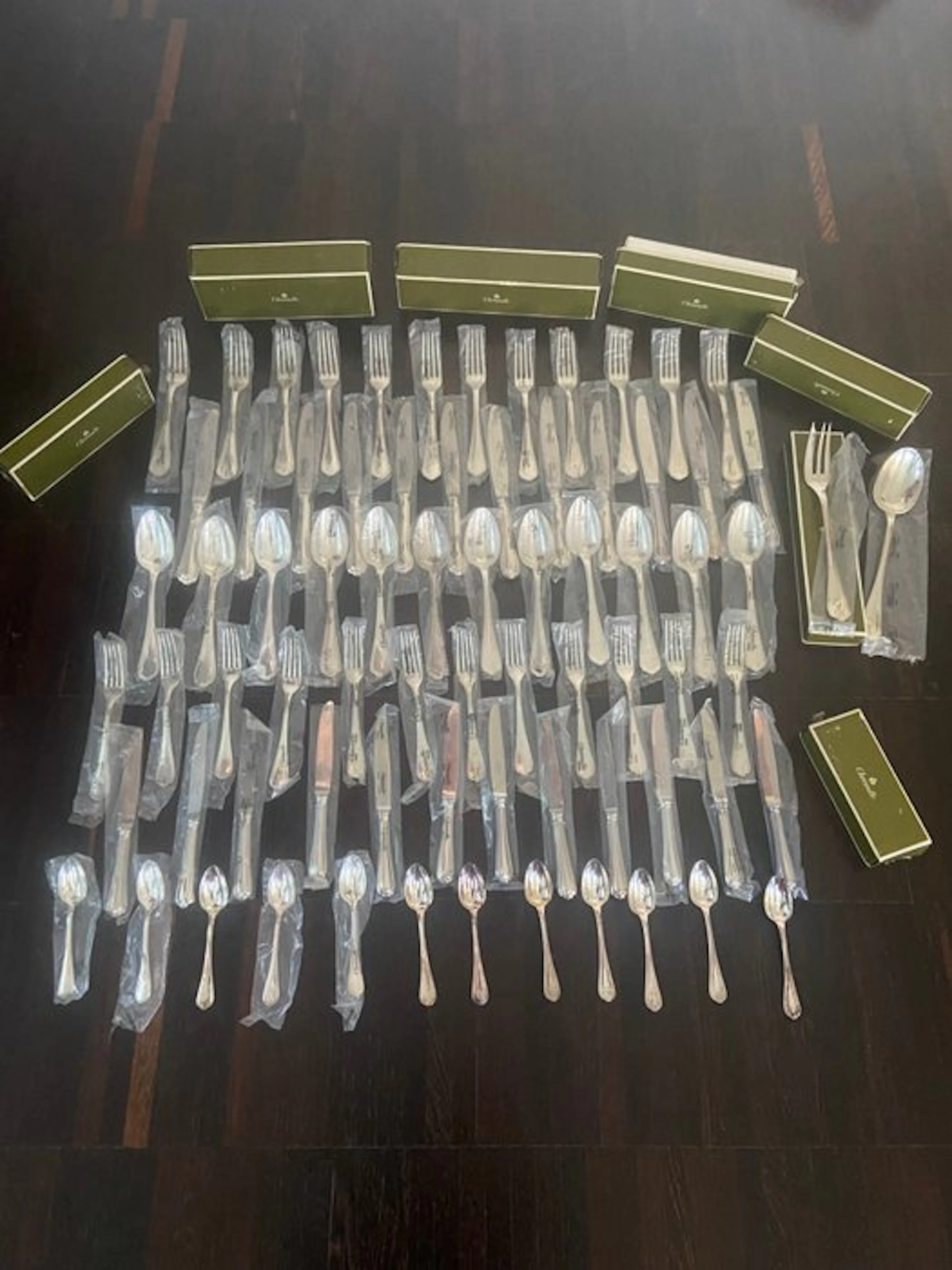 Christofle - Cutlery set (74) - Spatours - Silverplated