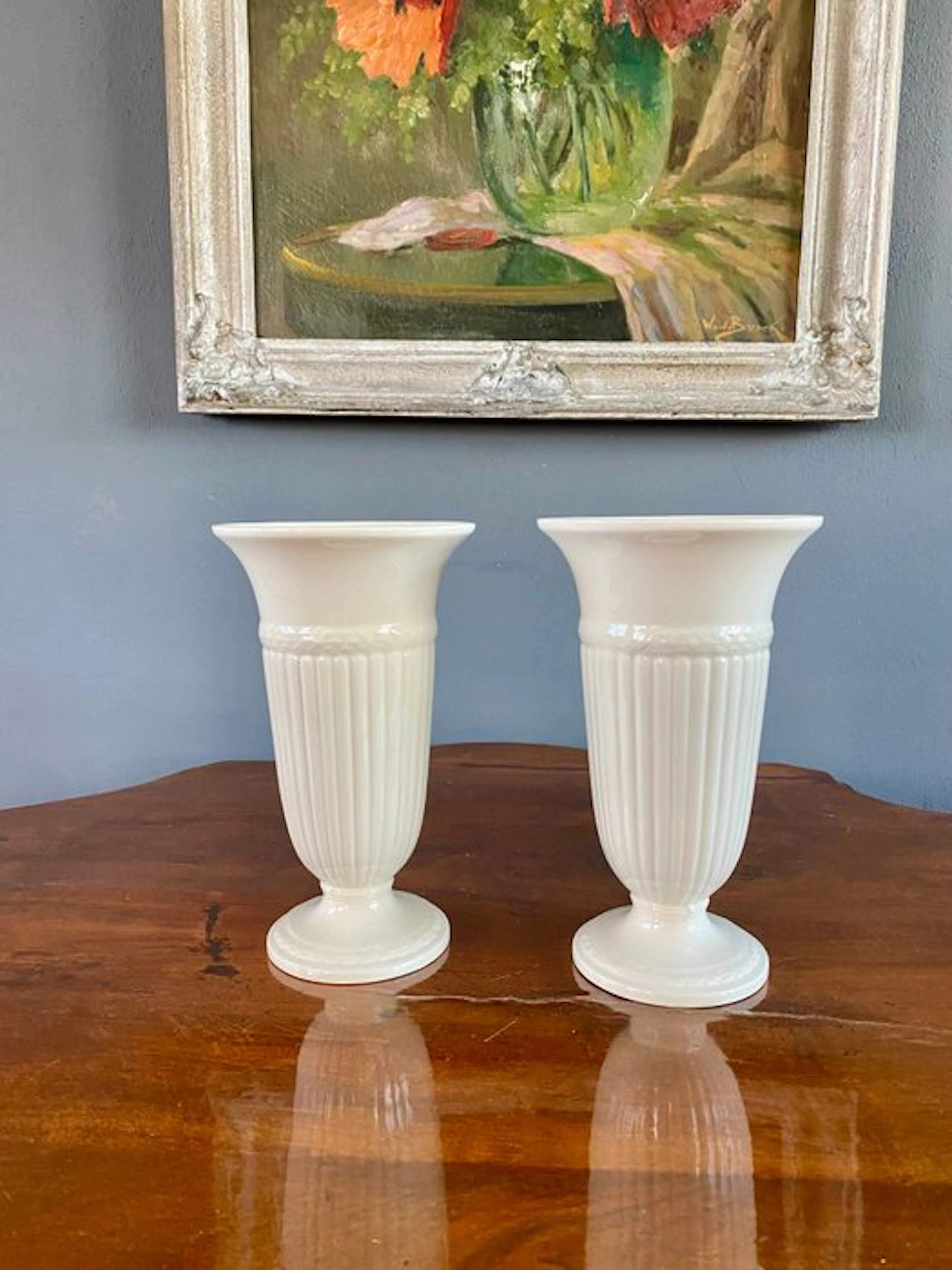Wedgwood - Vase (2) - Edme - Porcelain - Vazen