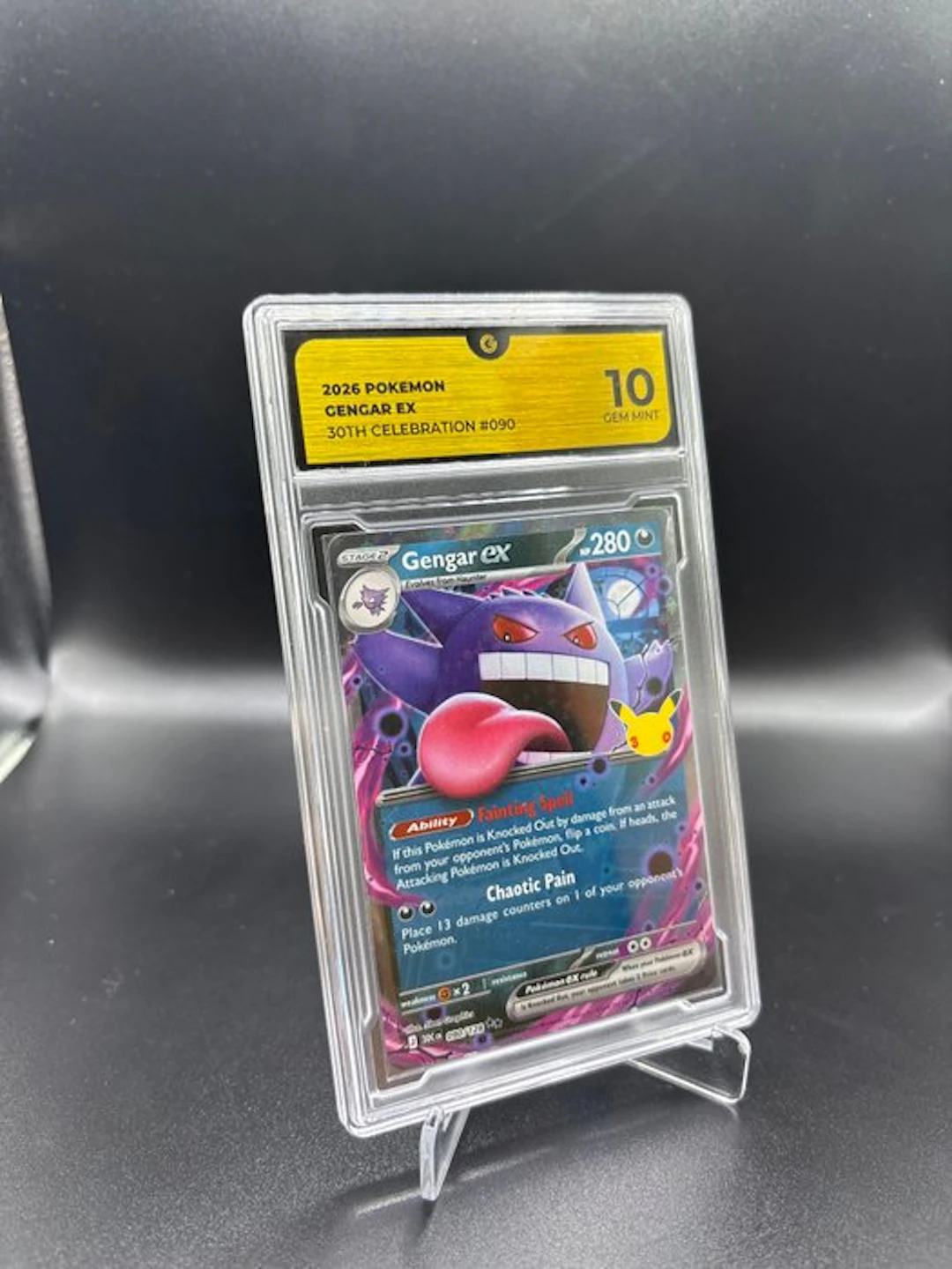 Pokémon - 1 Graded card - Gengar 090 30TH Annivesary - GG 10