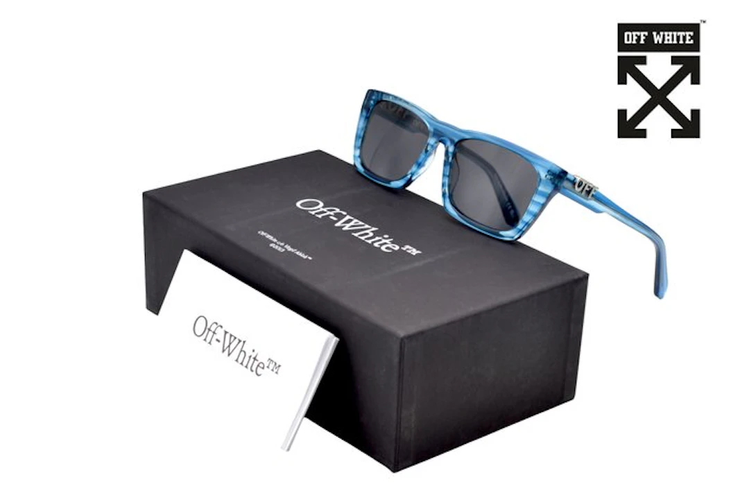 Off White - ALBANY - Made in Italy - "OFF Acetate" Silver...