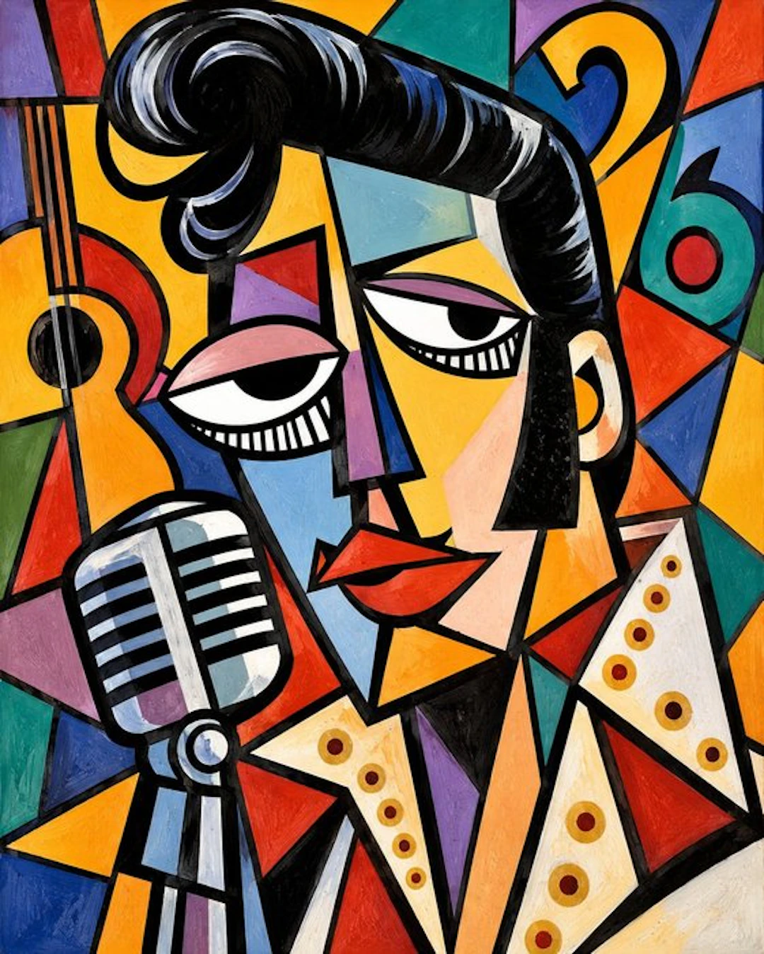 Elvis Presley - 45x55cm.- 2026 - Fine Art High-Quality...