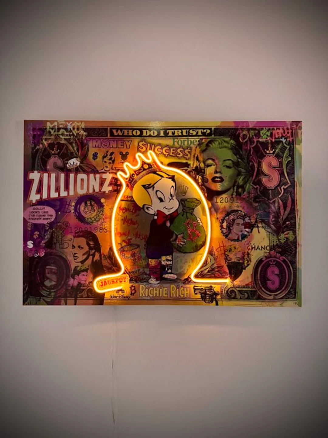 LEDMansion - Hit The Jackpot V.1. 40x60cm | Led Wall Artwork