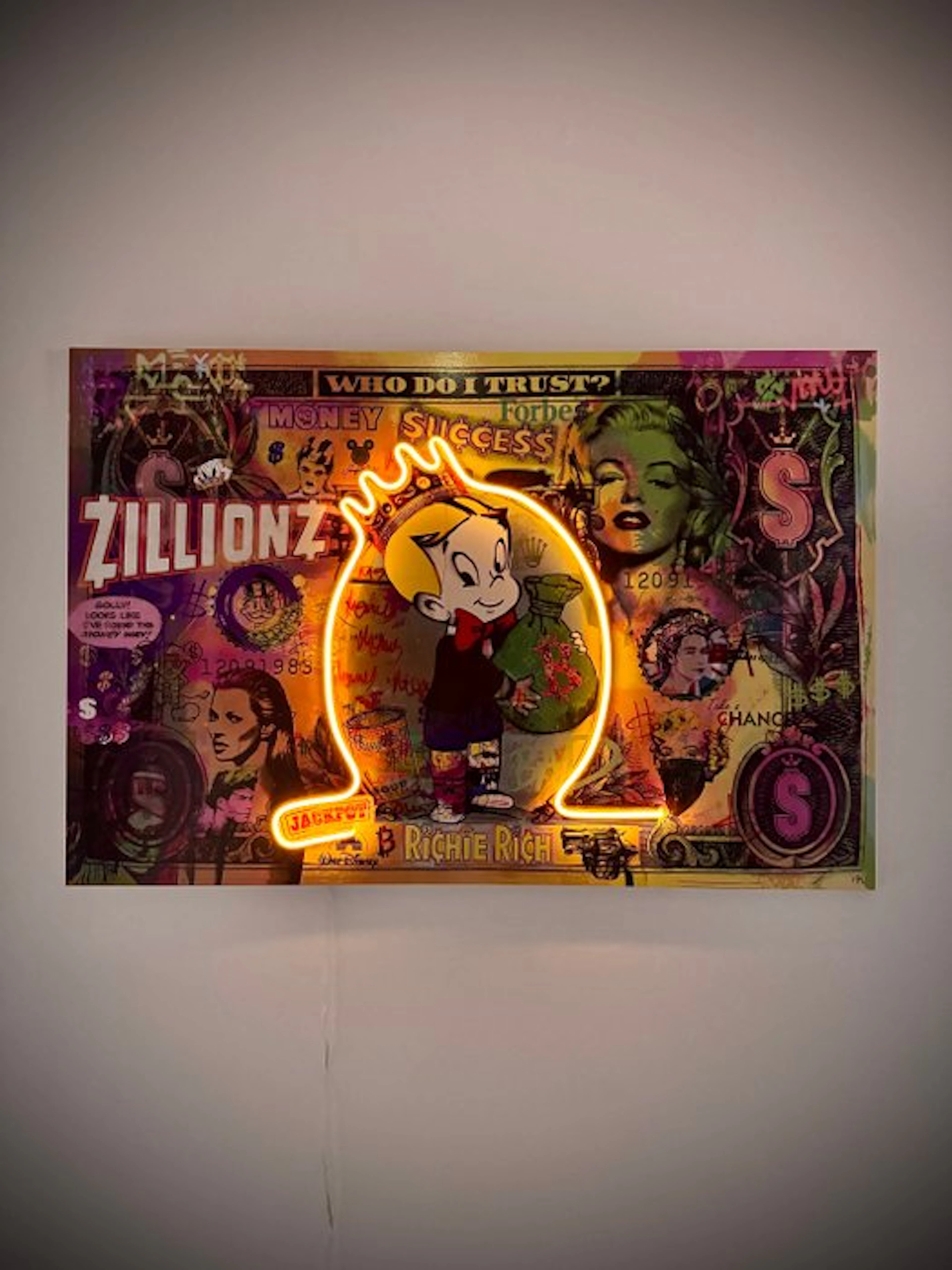 LEDMansion - Hit The Jackpot V.1. 40x60cm | Led Wall Artwork
