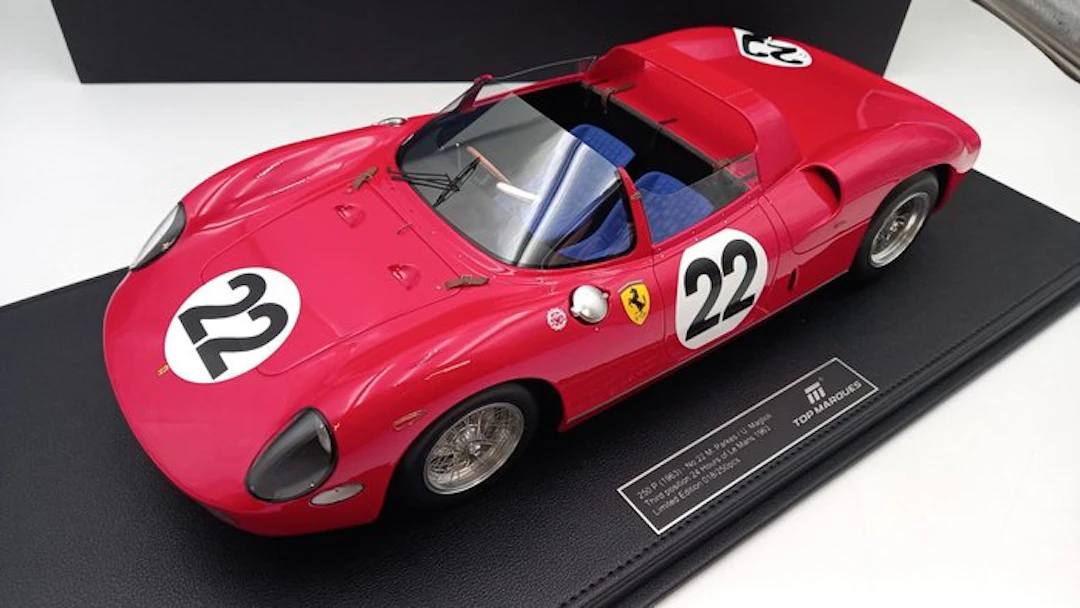 Top Marques 1:12 - Model car - Ferrari 250 P 24h Le Mans 1963 - (cod.L5)