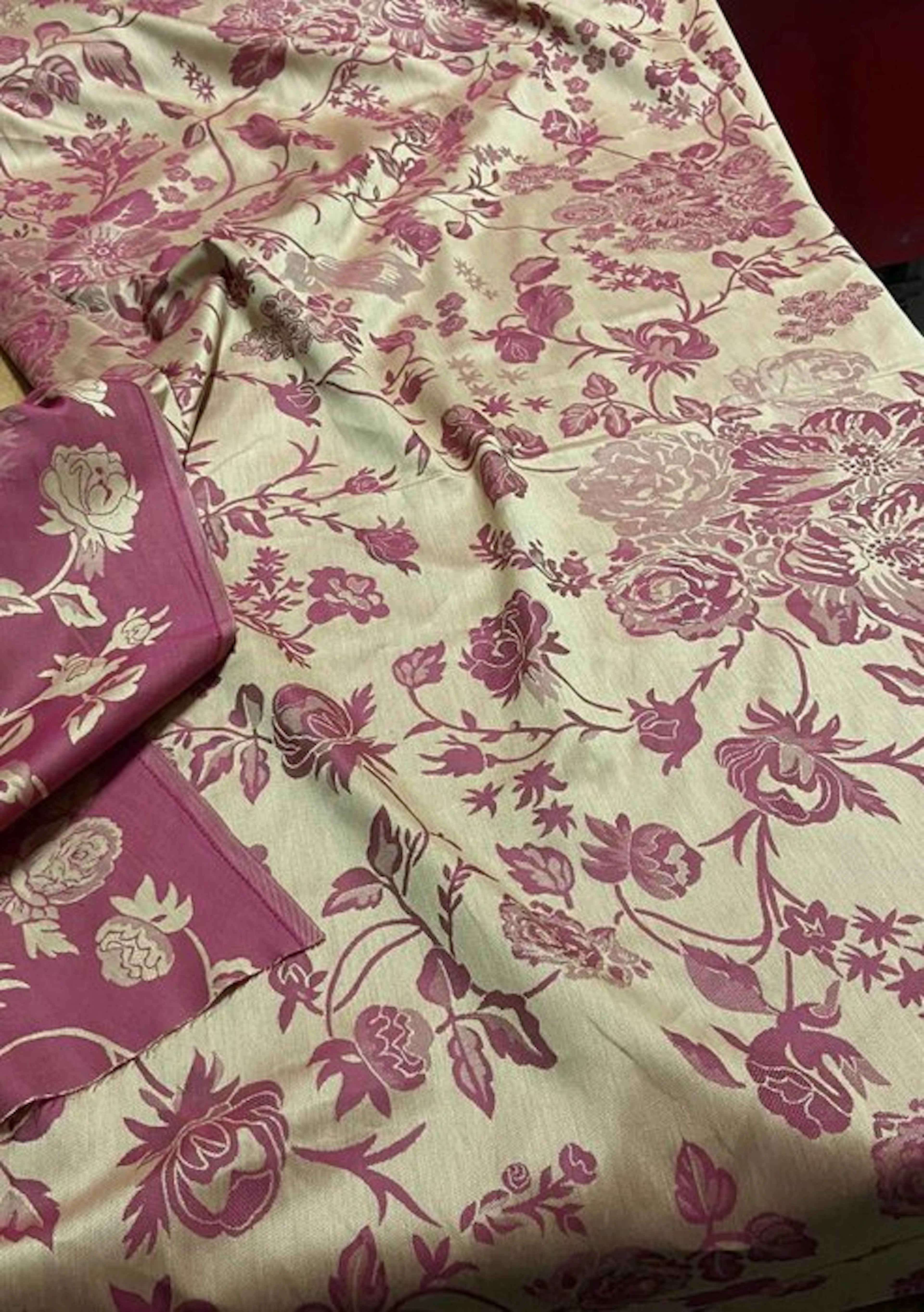 Blanket - 500 cm - 200 cm - Cotton damask