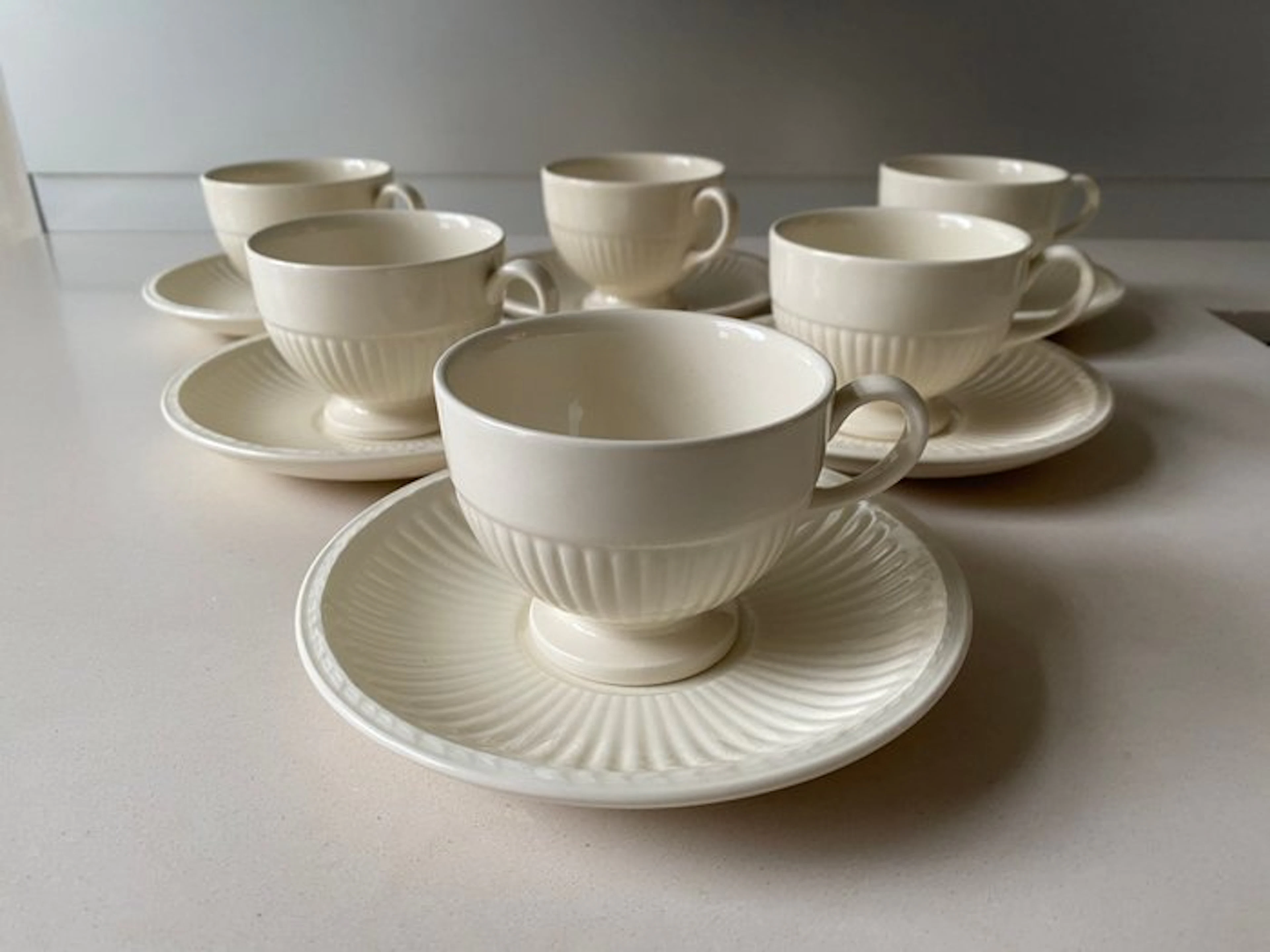 Wedgwood - Cup and saucer (12) - Edme - Earthenware