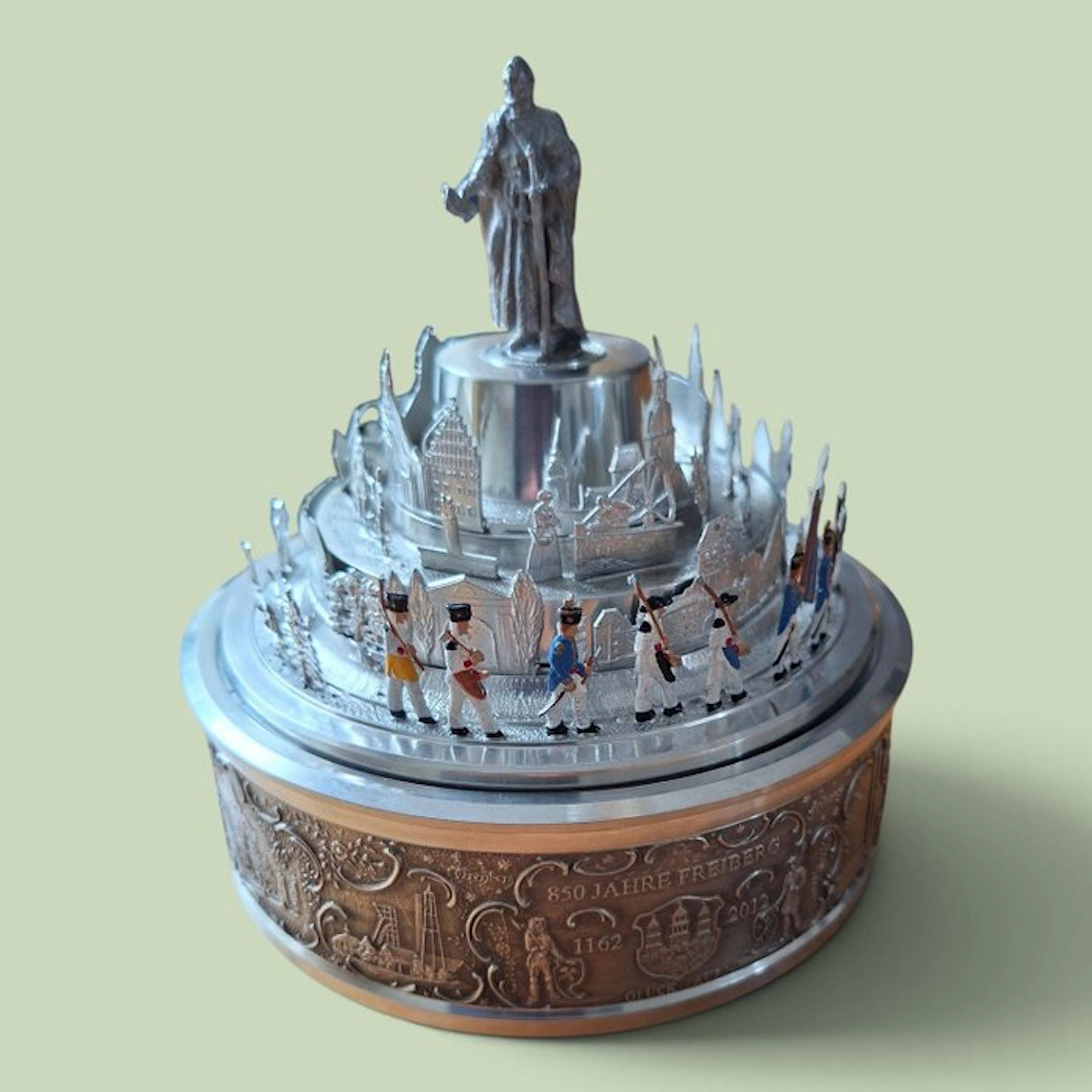 Music box - Germany - 1980-1990 - Tin toy carousel