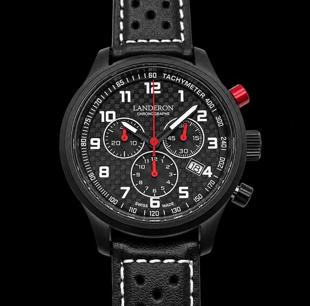 Landeron Pilote Carbone Swiss Mouvement - Men - 2020-2025