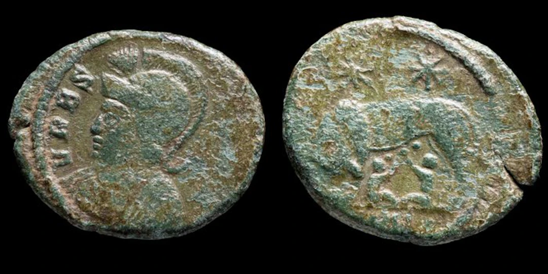 Roman Empire. Constantine I (AD 306-337). VRBS ROMA (No reserve price)