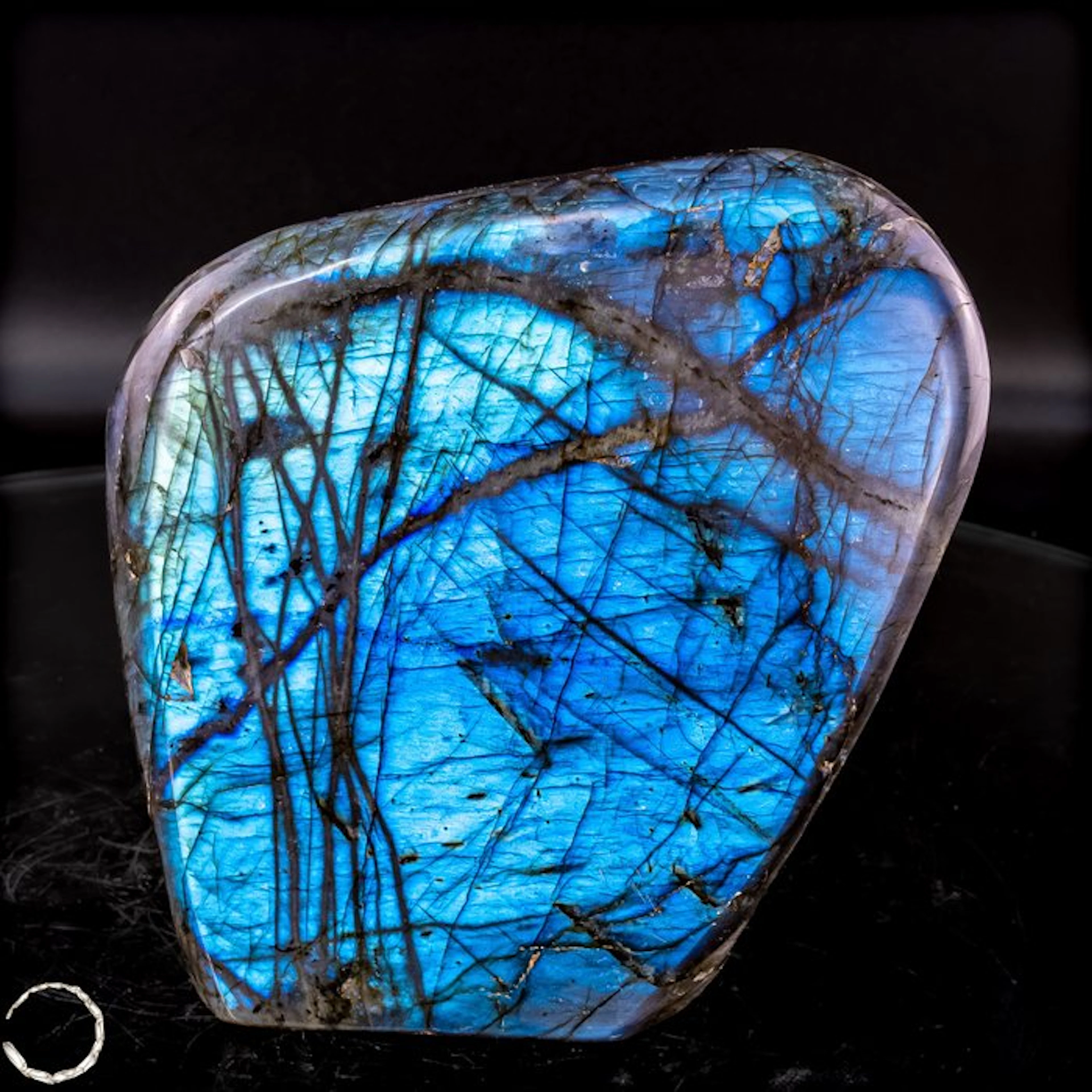 Natural labradorite freeform from Madagascar –...