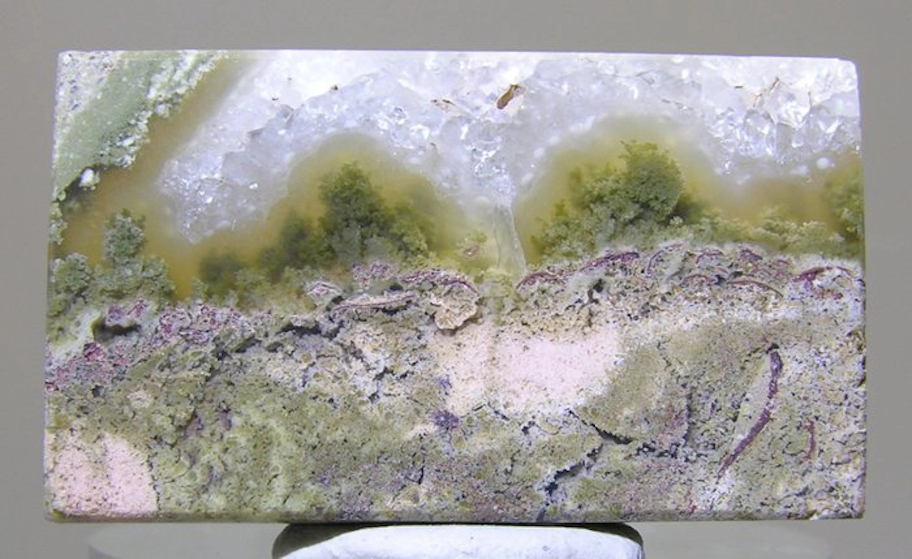 Agate Polished - Height: 38.8 mm - Width: 22.8 mm- 10.7 g - (1)