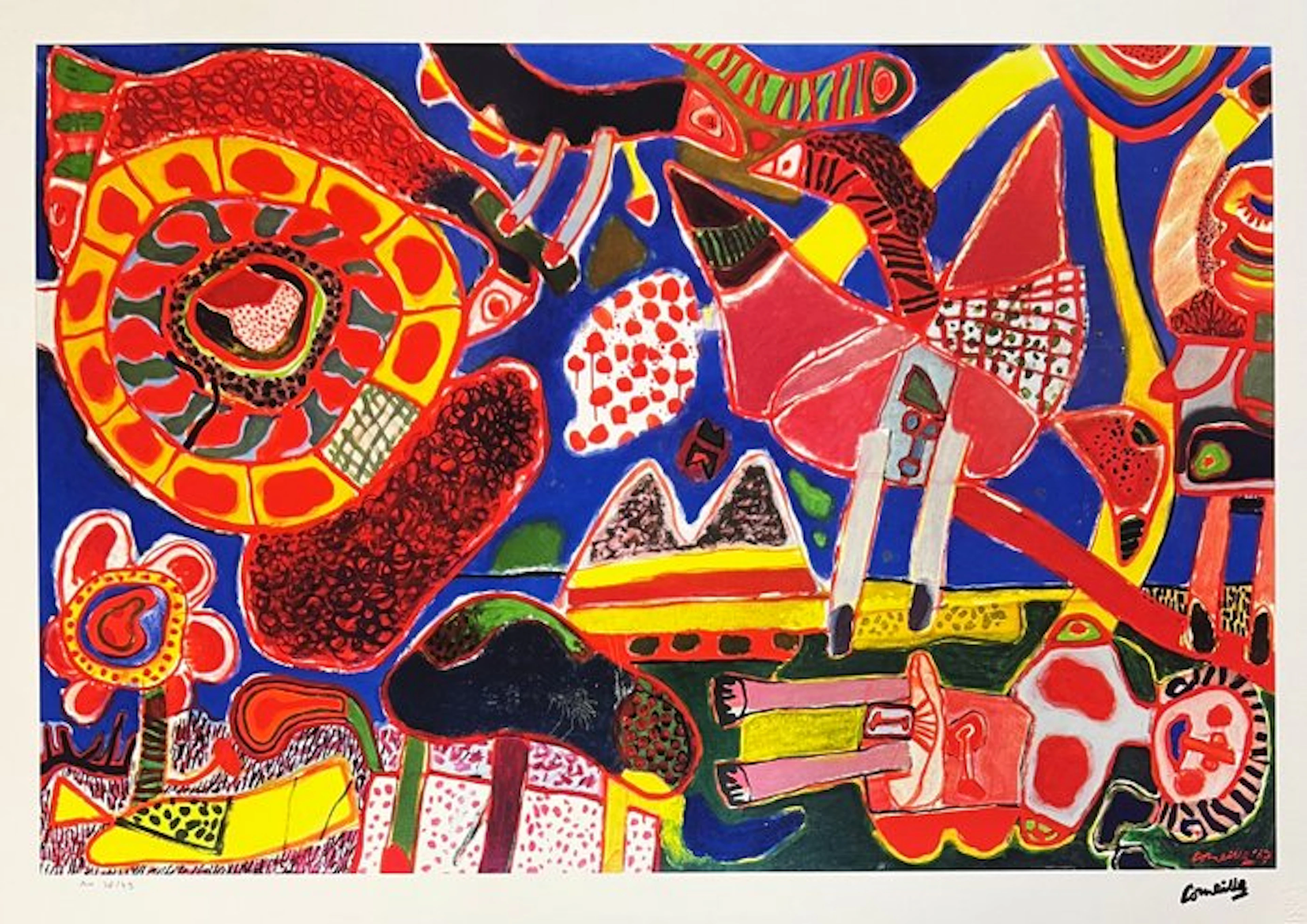 Corneille (1922-2010) - Le jardin des délices - Tirage 45 ex.