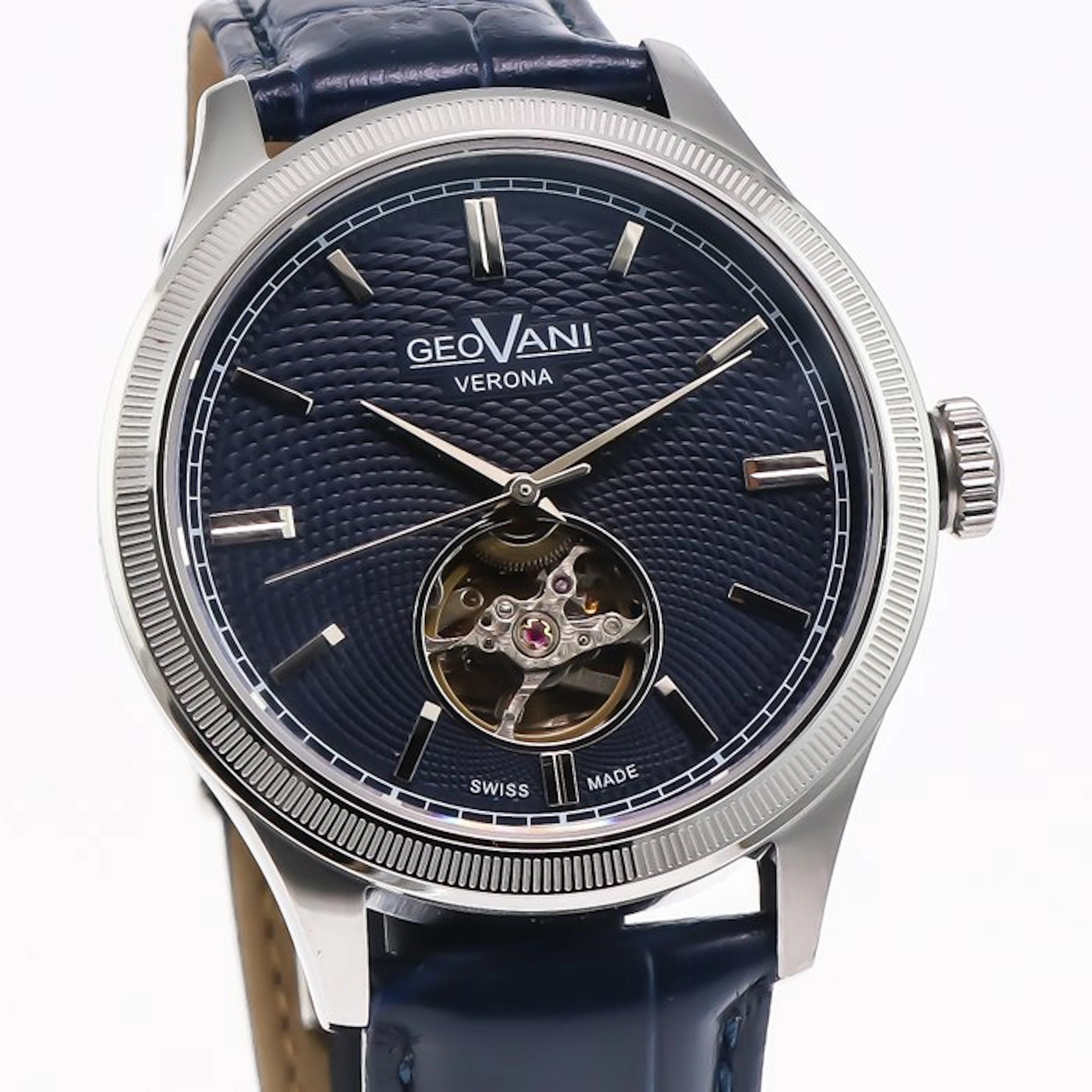 GEOVANI - Verona Open-Heart Swiss Automatic Watch...