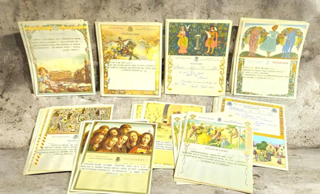 Themed collection - llustrated Telegrams