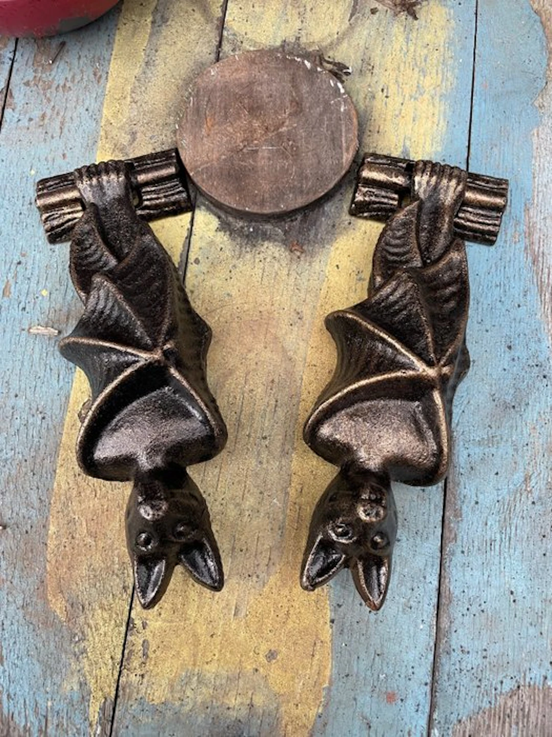 Decorative ornament (2) - Europe - Two bat door knockers