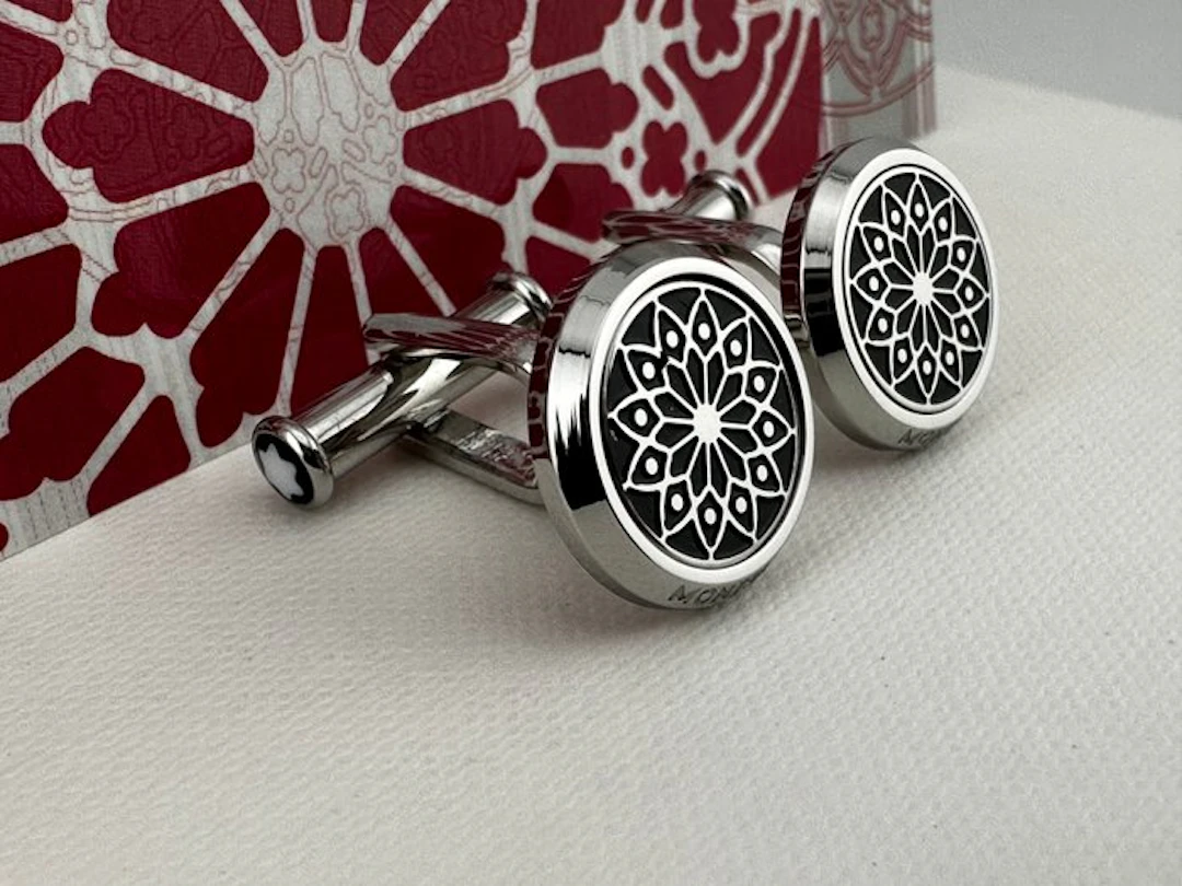 Montblanc - Steel - Cufflinks - Homage to Victor Hugo