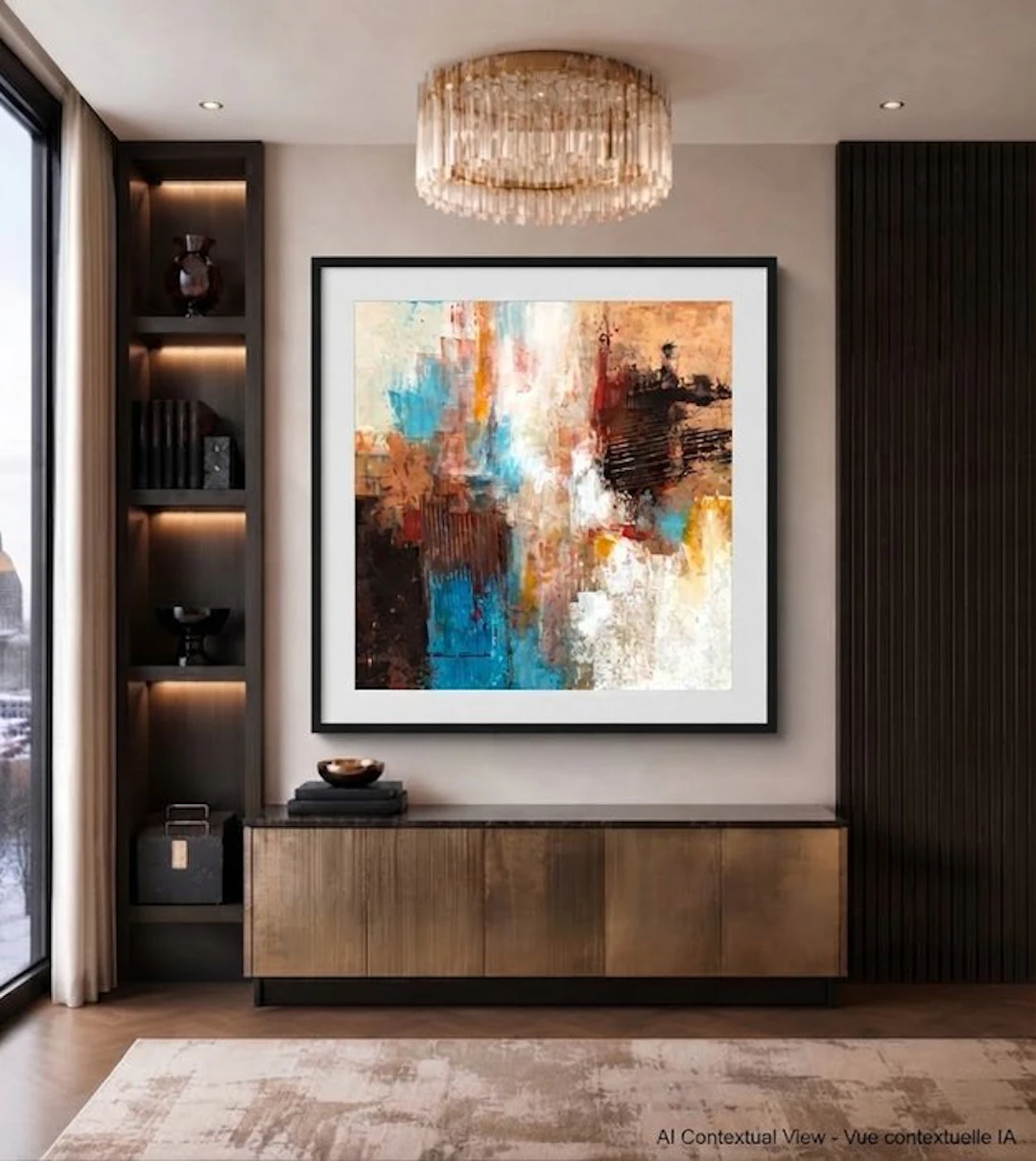 Dam Domido - Résonance - 80 x 80 cm
