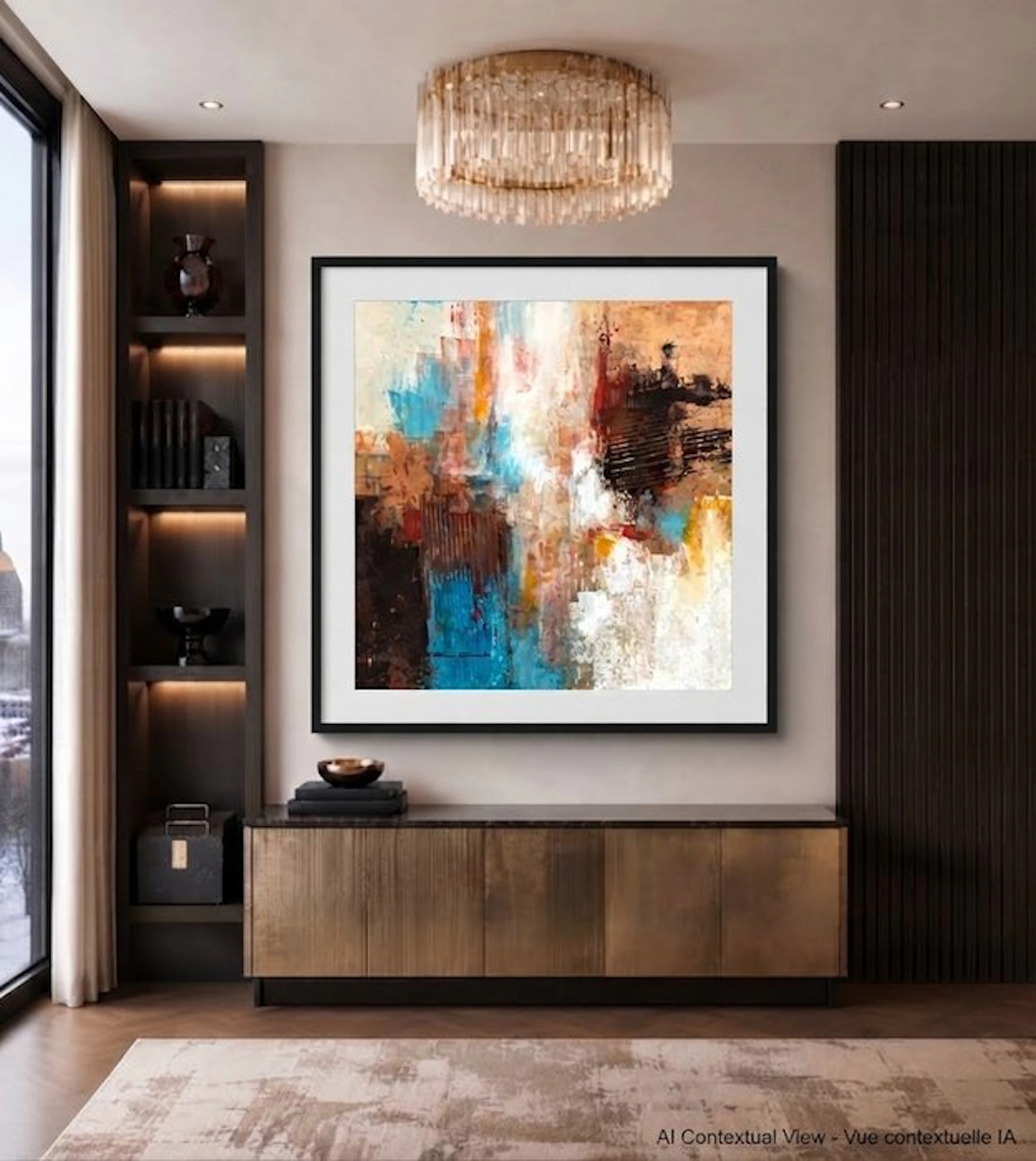 Dam Domido - Résonance - 80 x 80 cm