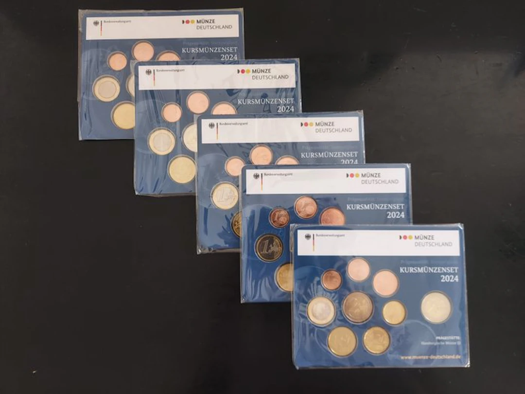 Germany. Year Set (BU) 2024 "A,D,F,G,J" (5 sets) (No reserve price)