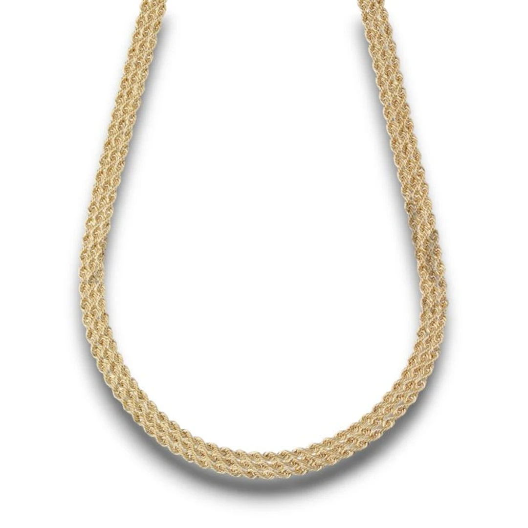 Necklace - 18 kt. Yellow gold - Carpet chain necklace 10g