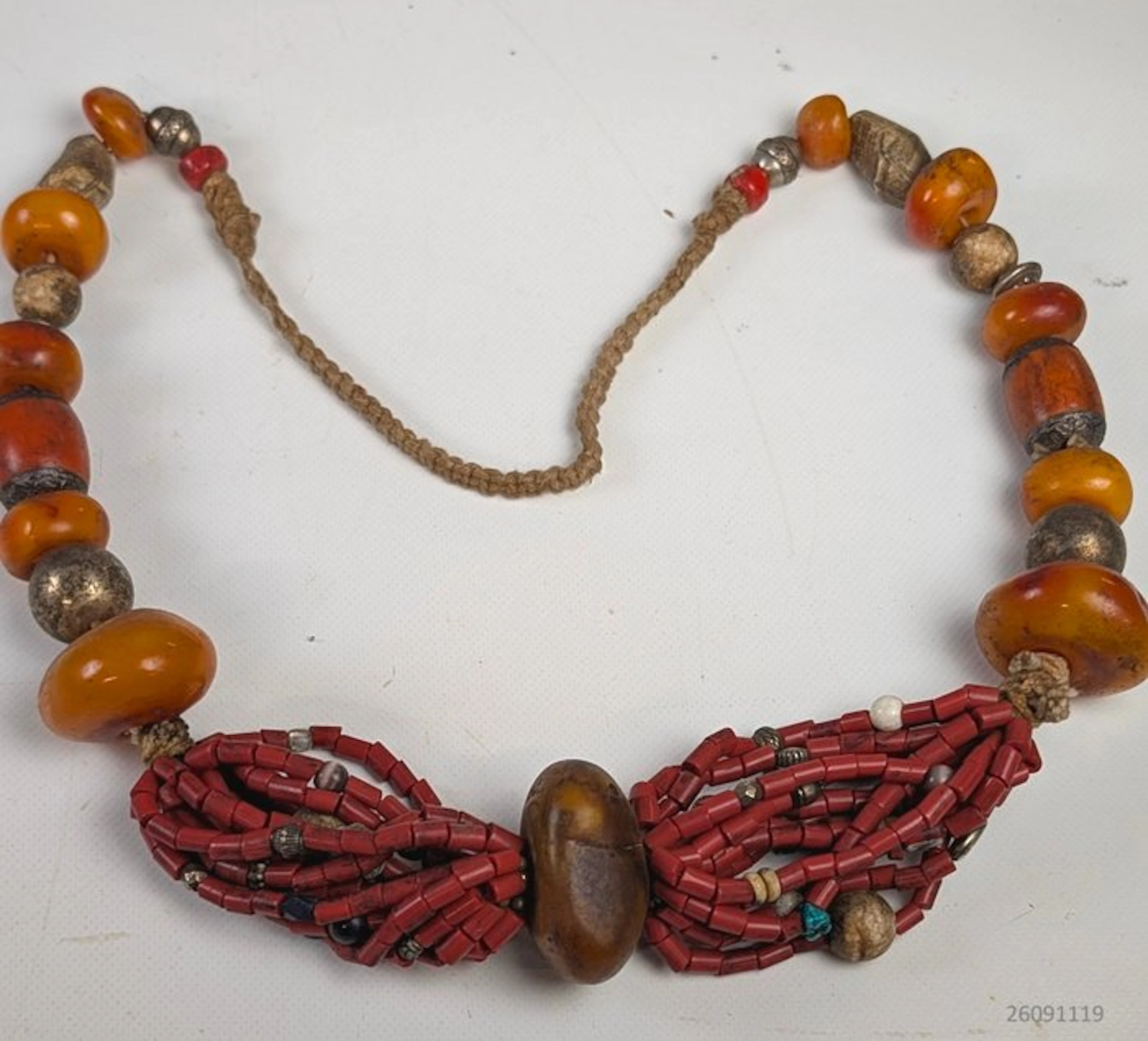 Vintage Berber Amber - Bakelite/Phenol Resins - Chain - Handmade