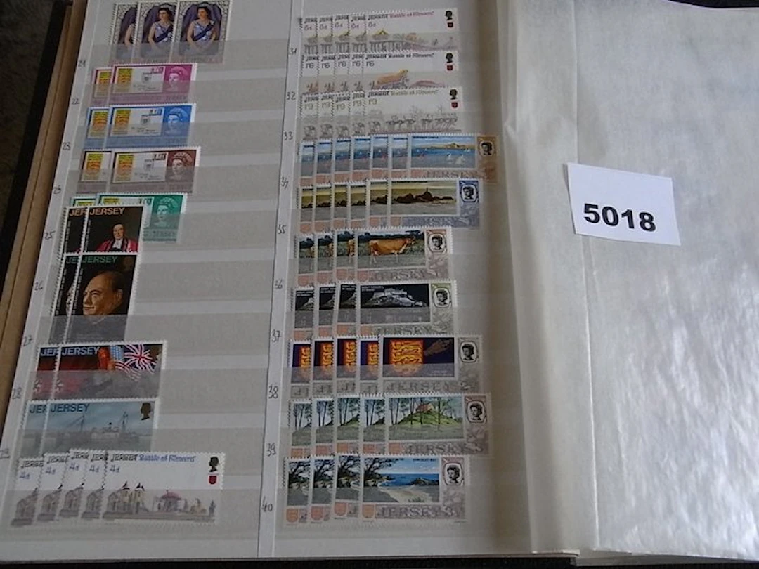 Jersey 1941/1995 - Ex-dealer trading stock in the stock ledger.