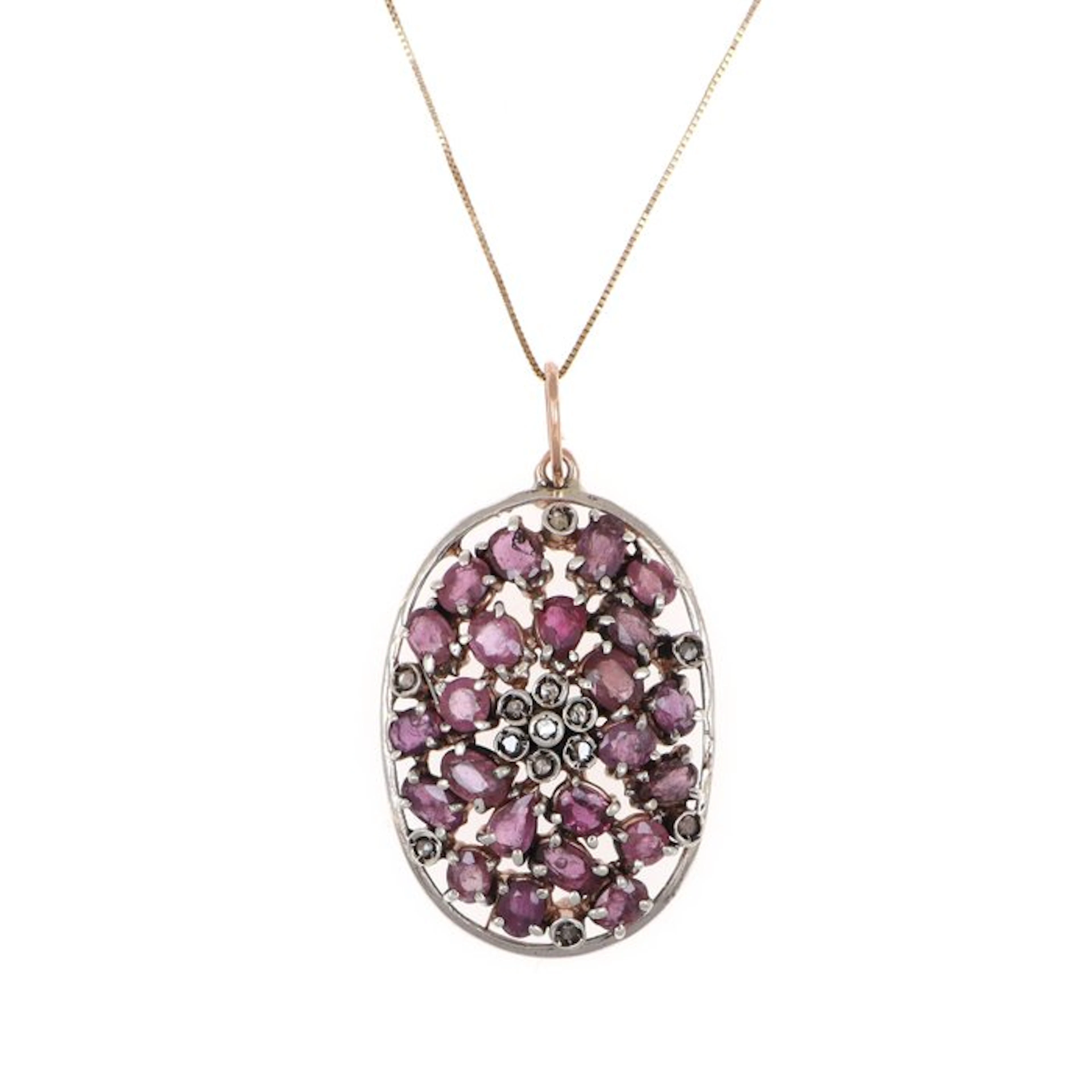 No reserve price - Necklace with pendant - 12 kt