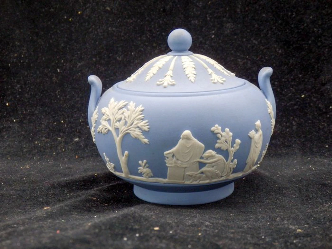 Wedgwood - Sugar pot - Ceramic - Jasperware Suikerpot