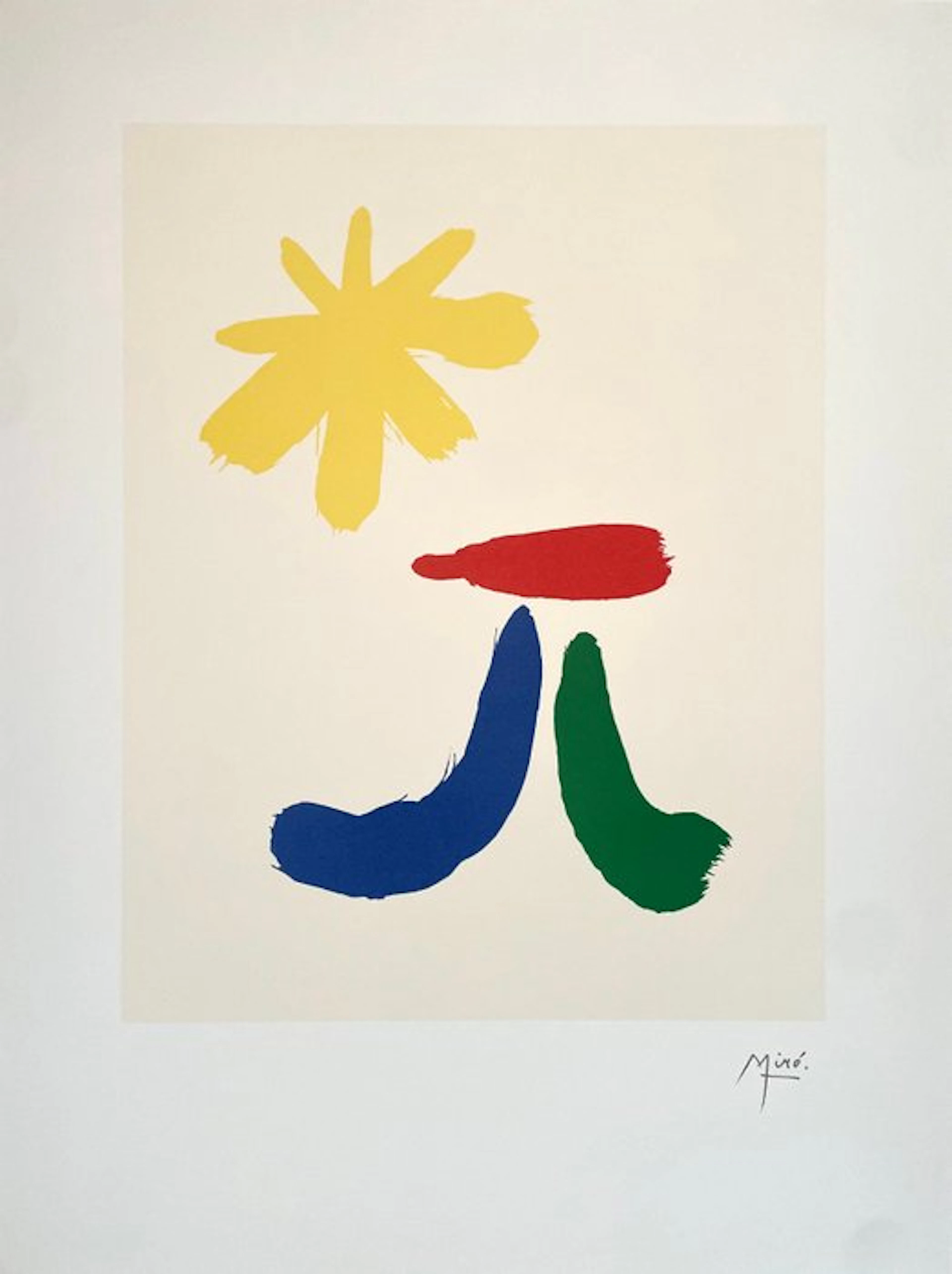 Joan Miro (1893-1983) - Parler Seul - Lithographic licensed print 2004 *COA*