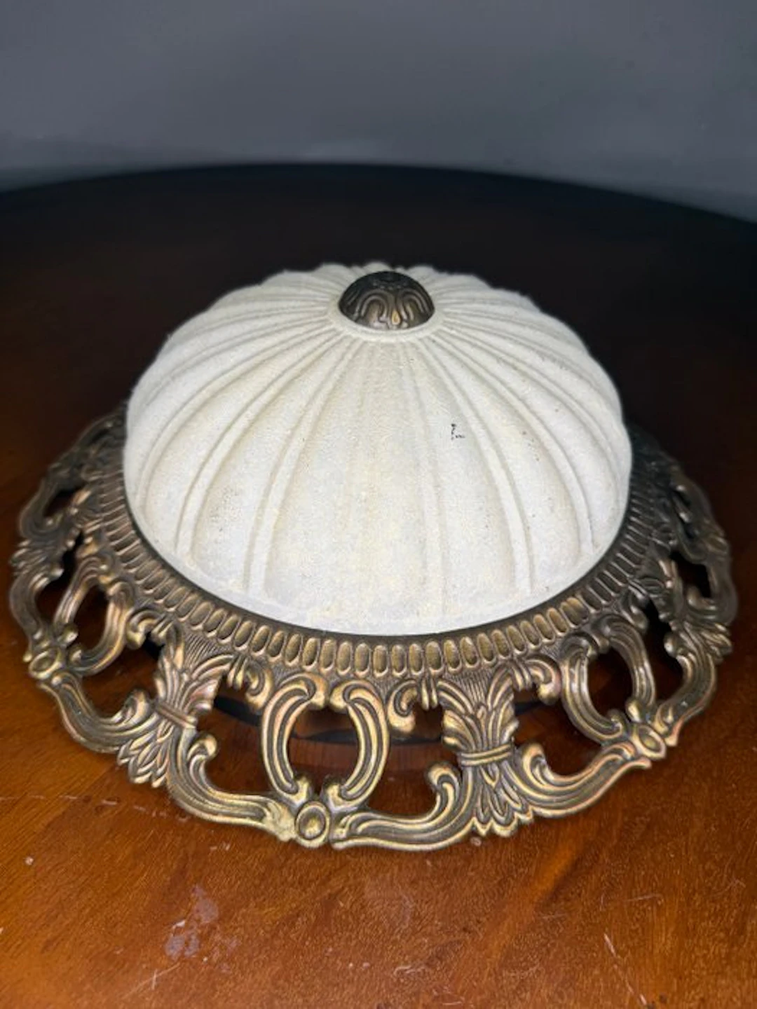 Van de Heg - Ceiling lamp - Glass, Brass, Copper - Ornate Plafonnière