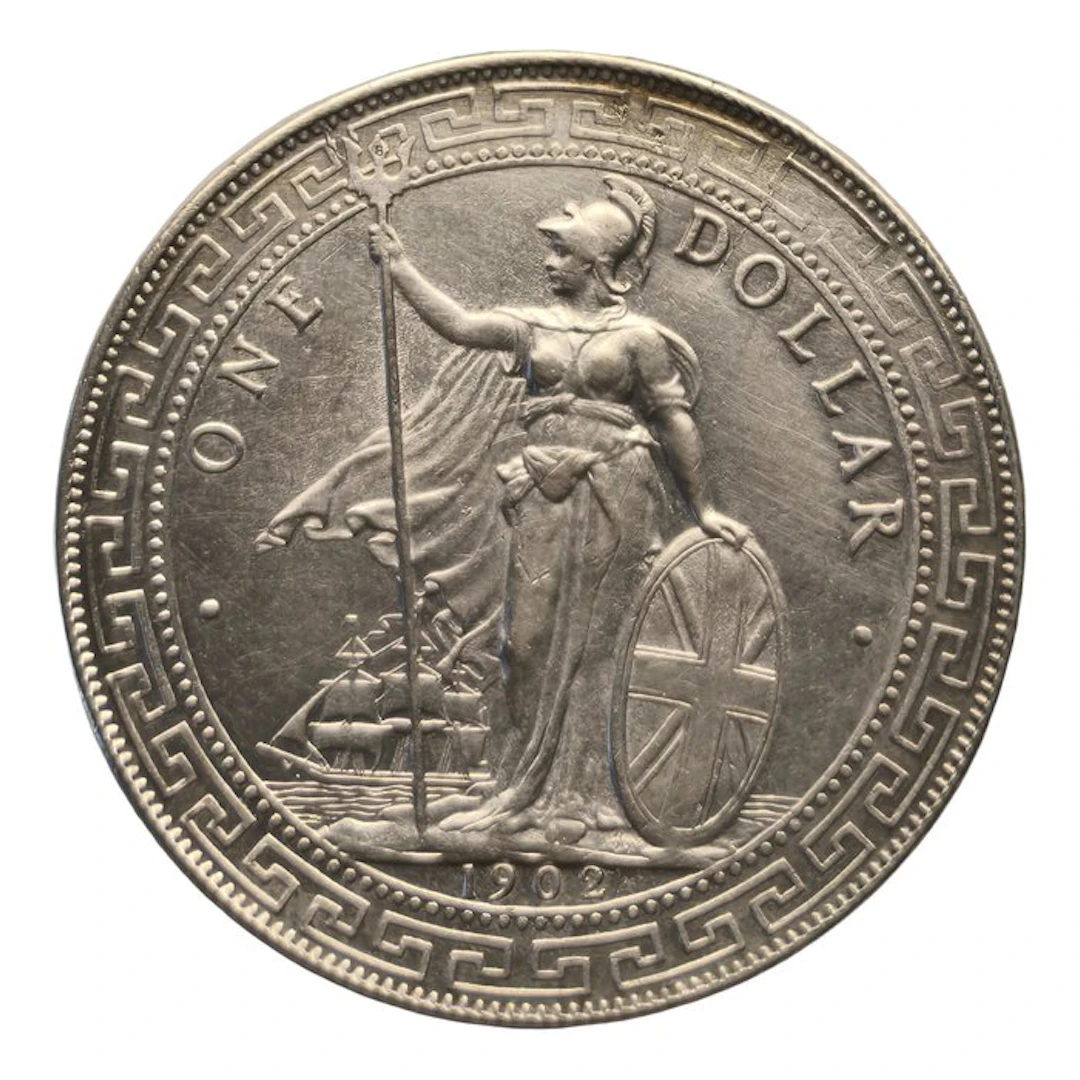 British India. British Trade Dollar Reino Unido