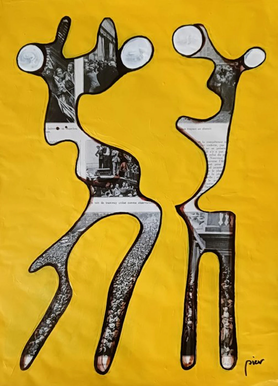 pier - Le couple jaune