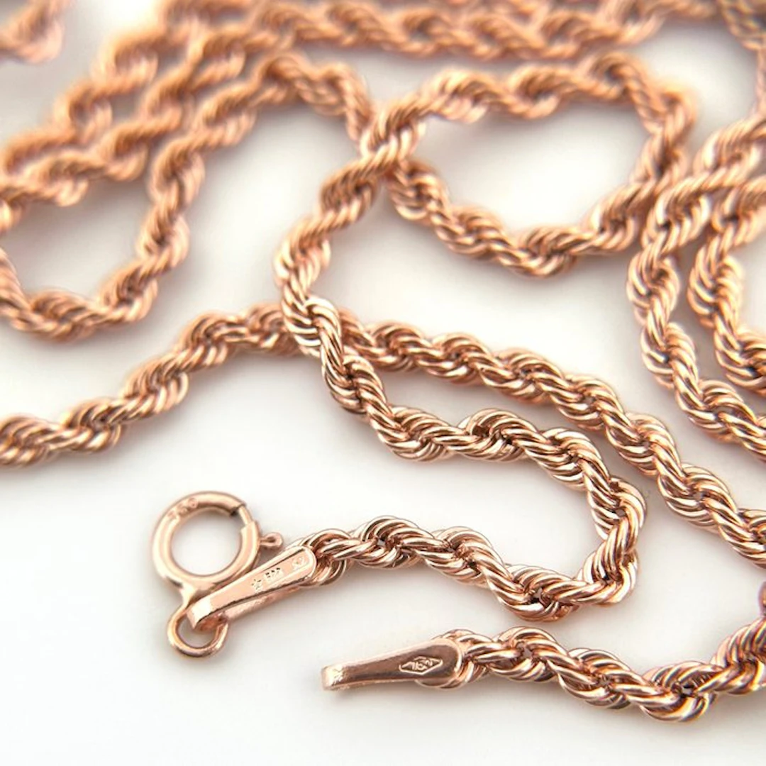 Necklace - 18 kt. Rose gold - Fune