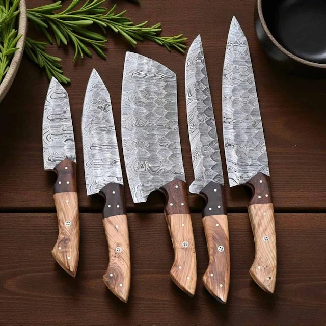 kinvishcrafts Handmade - Kitchen knife - Kitchen knife set - Steel